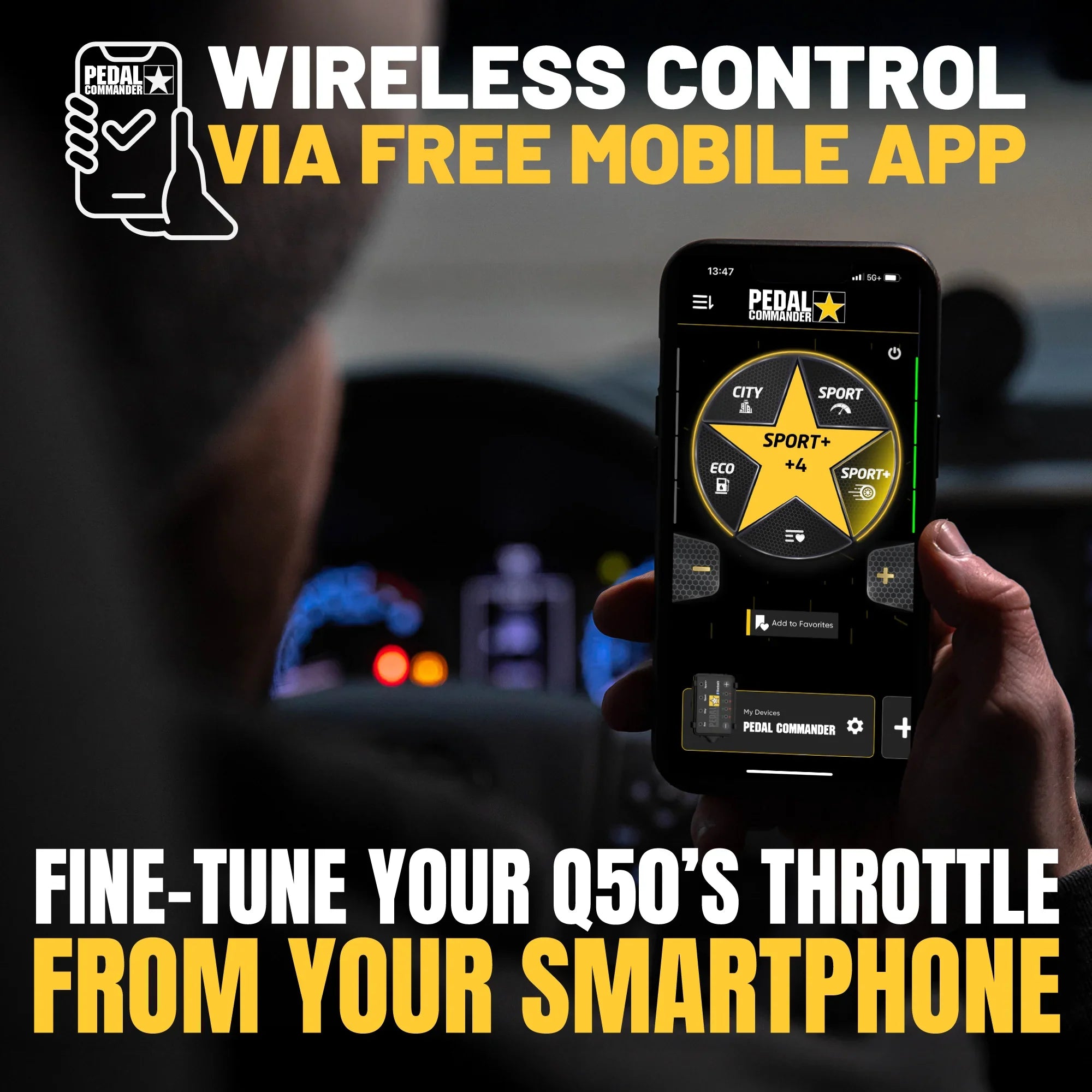 Pedal Commander for Infiniti Q50