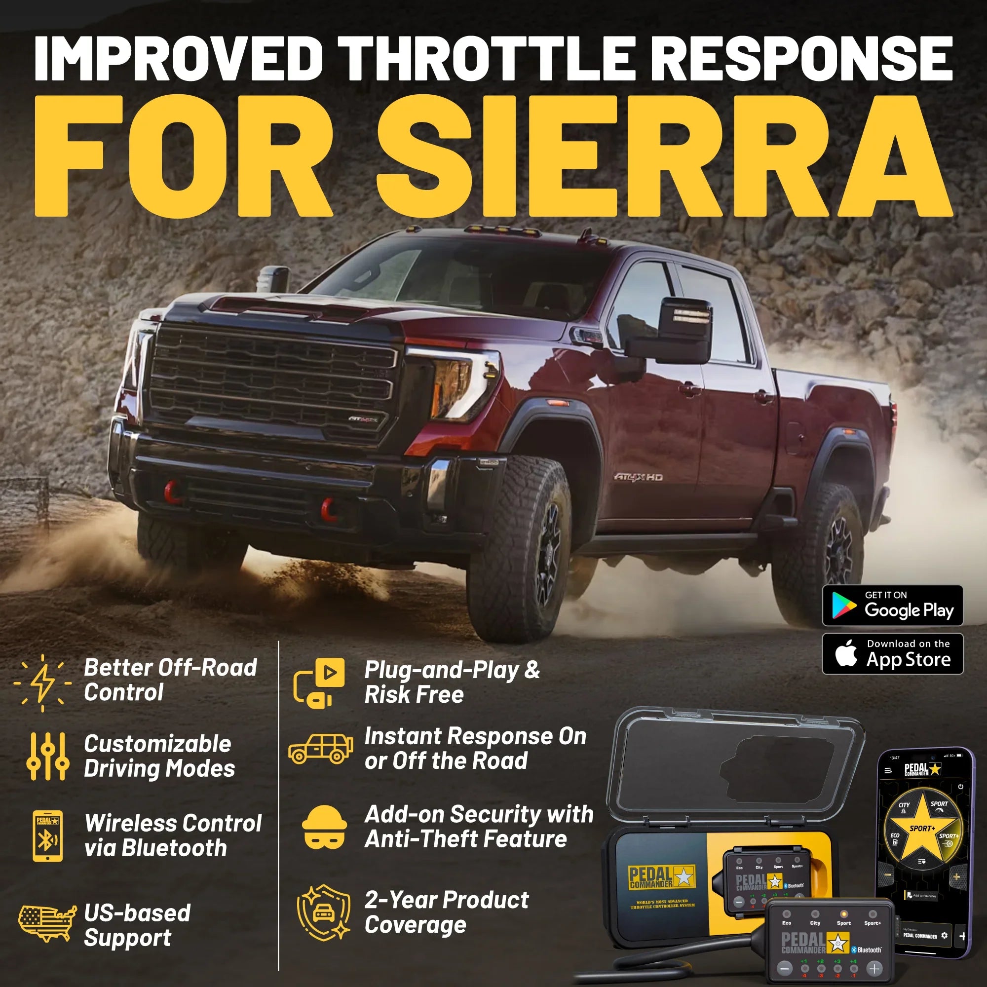 Pedal Commander for GMC Sierra 2500HD