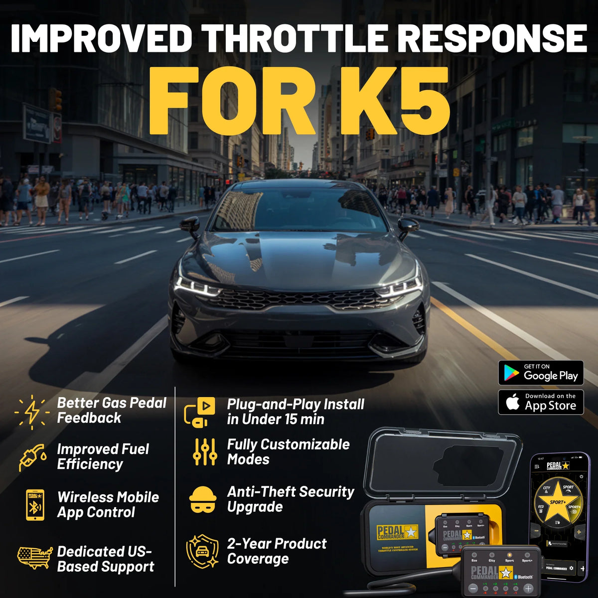 Pedal Commander for Kia K5