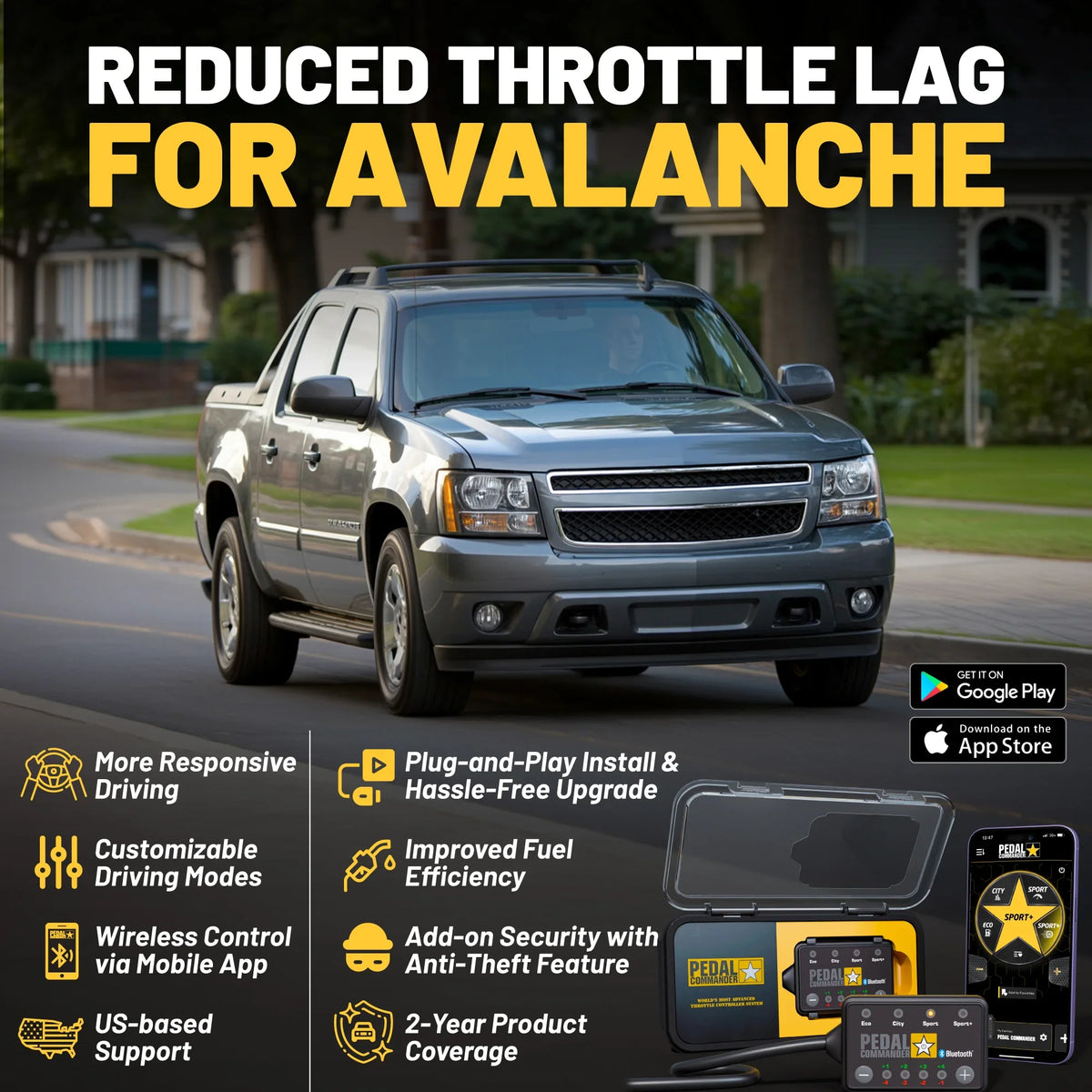 Pedal Commander for Chevrolet Avalanche