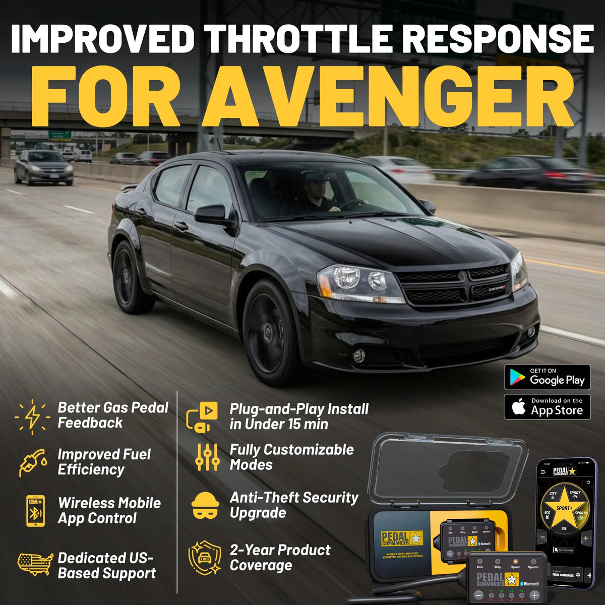 Pedal Commander for Dodge Avenger