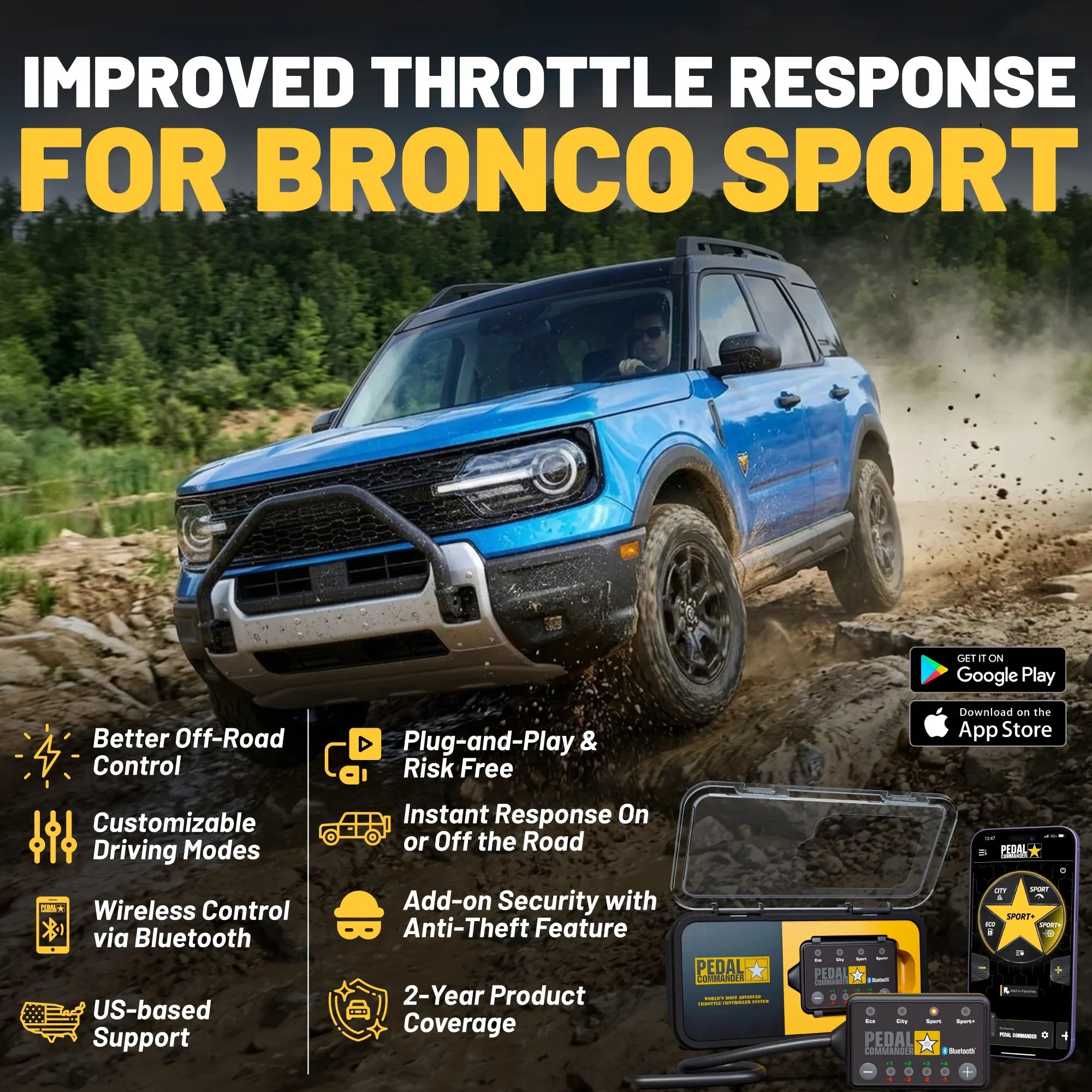 Pedal Commander for Ford Bronco Sport