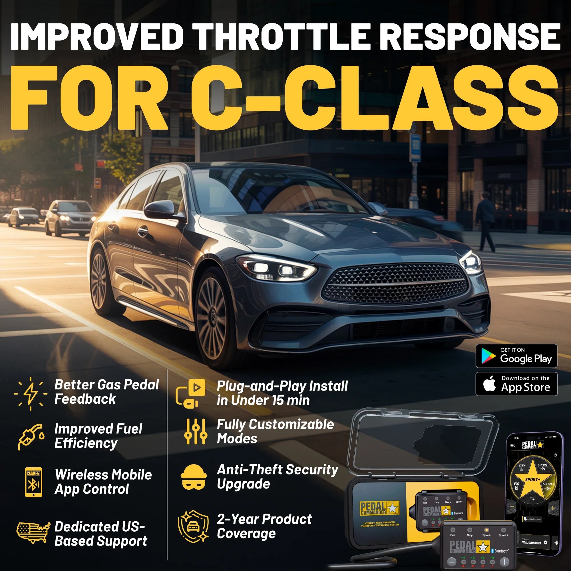 Pedal Commander for Mercedes C Class