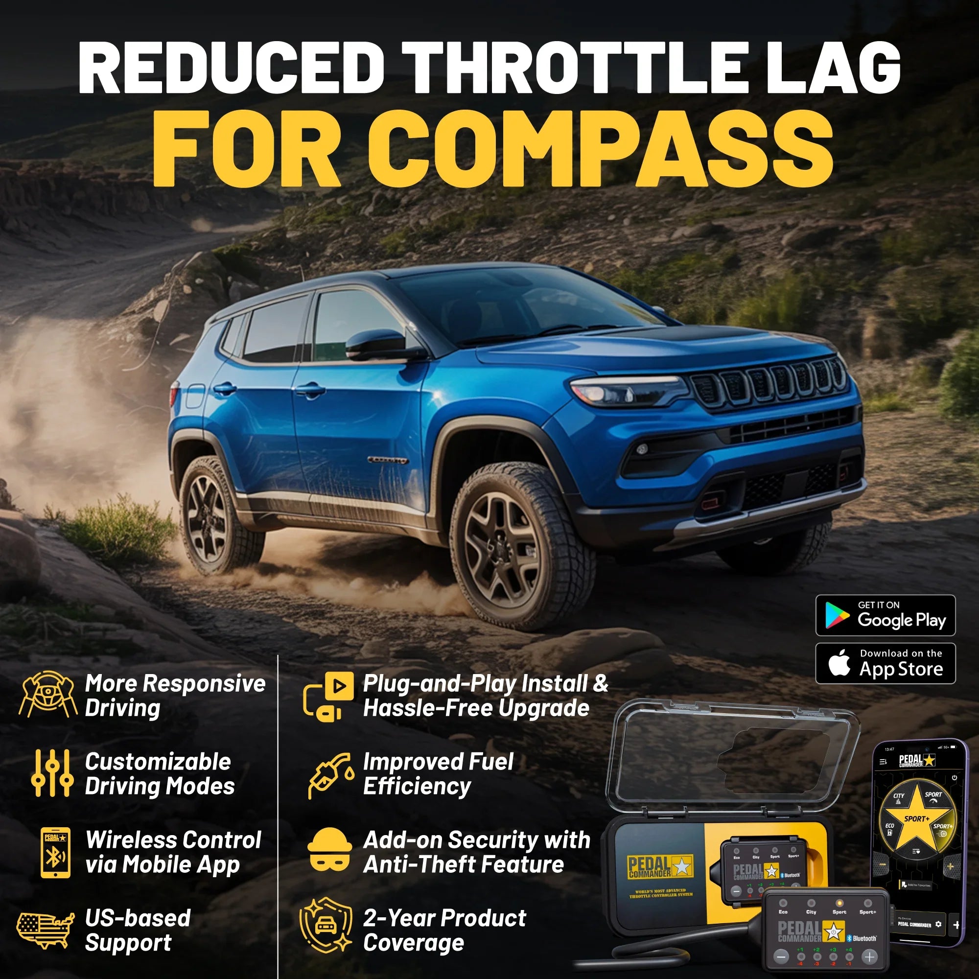 Pedal Commander for Jeep Compass