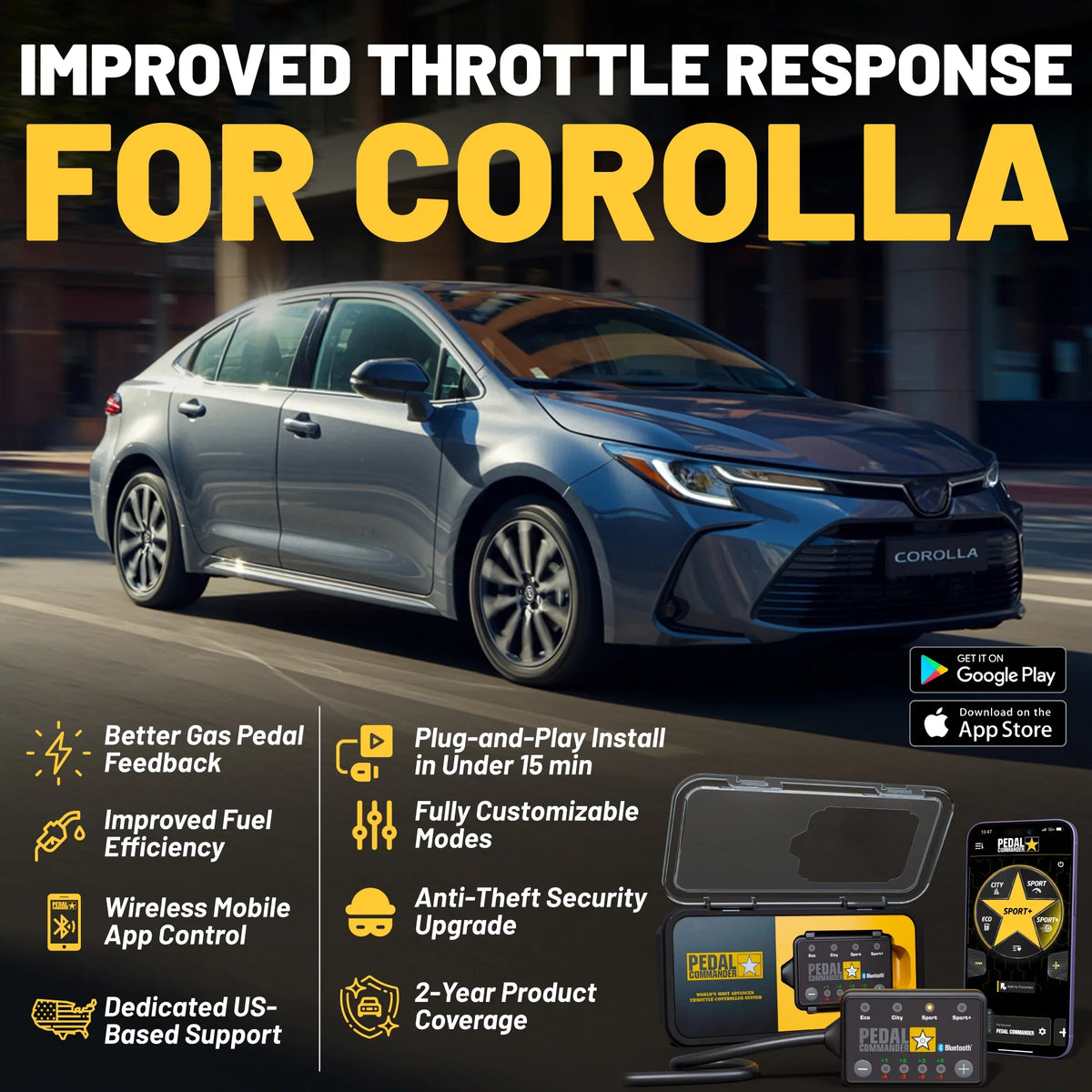 Pedal Commander for Toyota Corolla