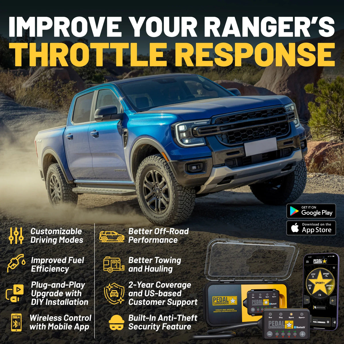 Pedal Commander for Ford Ranger