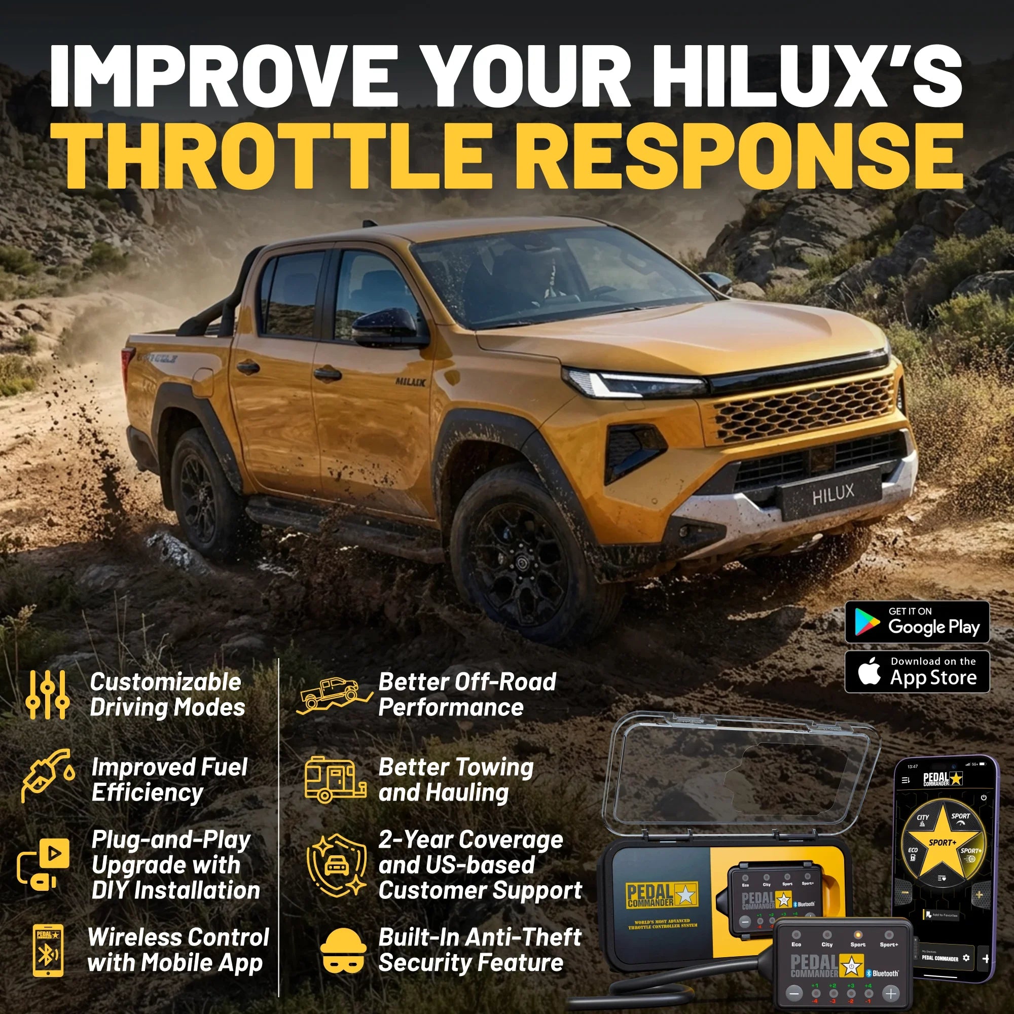 Pedal Commander for Toyota Hilux