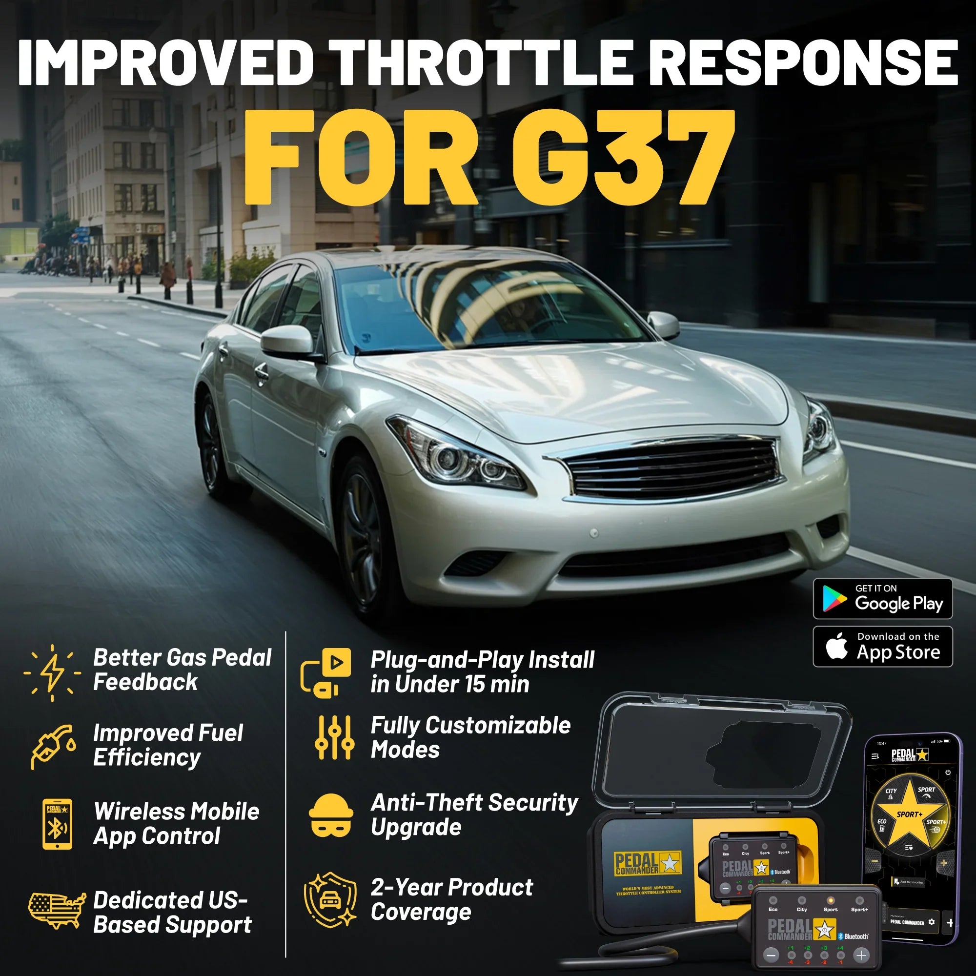Pedal Commander for Infiniti G37