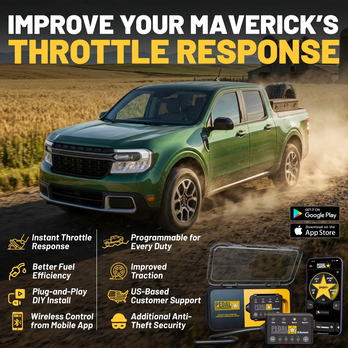 Pedal Commander for Ford Maverick