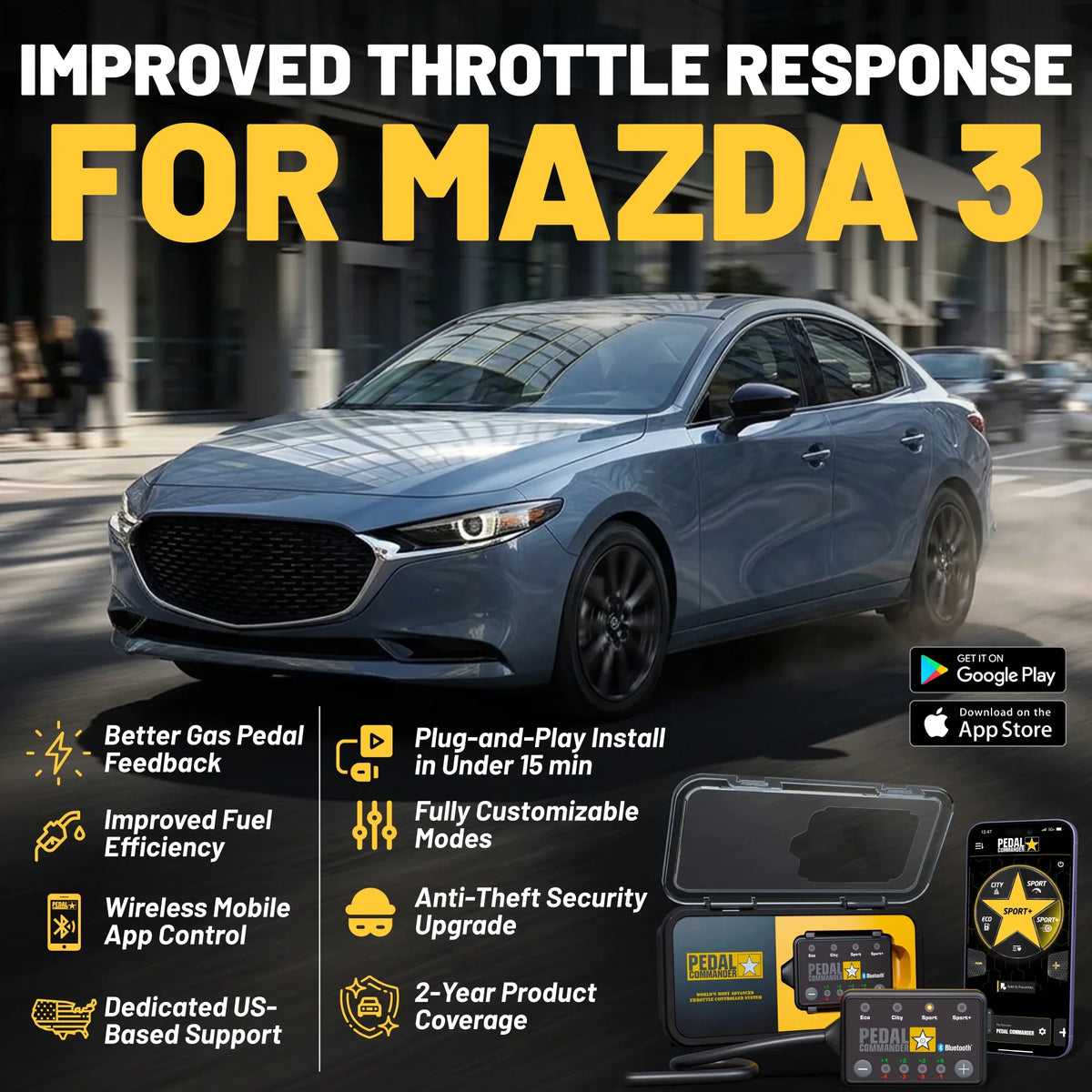 Pedal Commander for Mazda 3