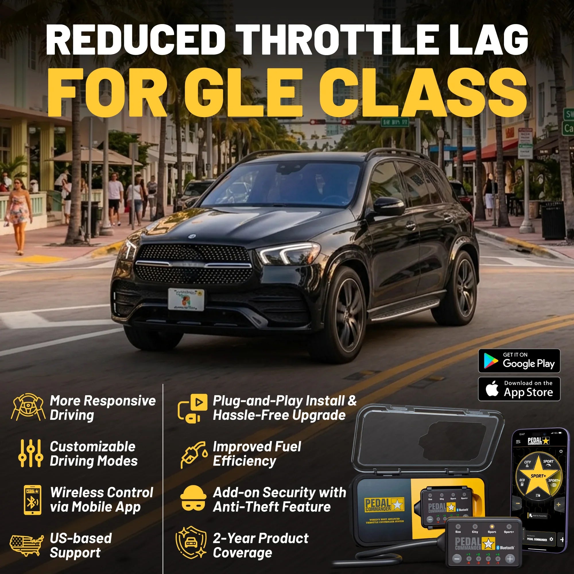 Pedal Commander for Mercedes GLE Class