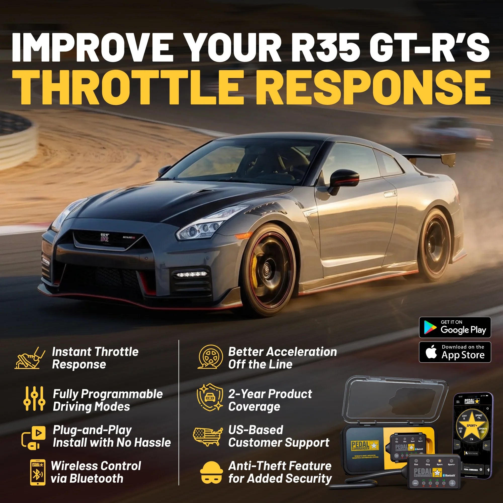 Pedal Commander for Nissan GTR
