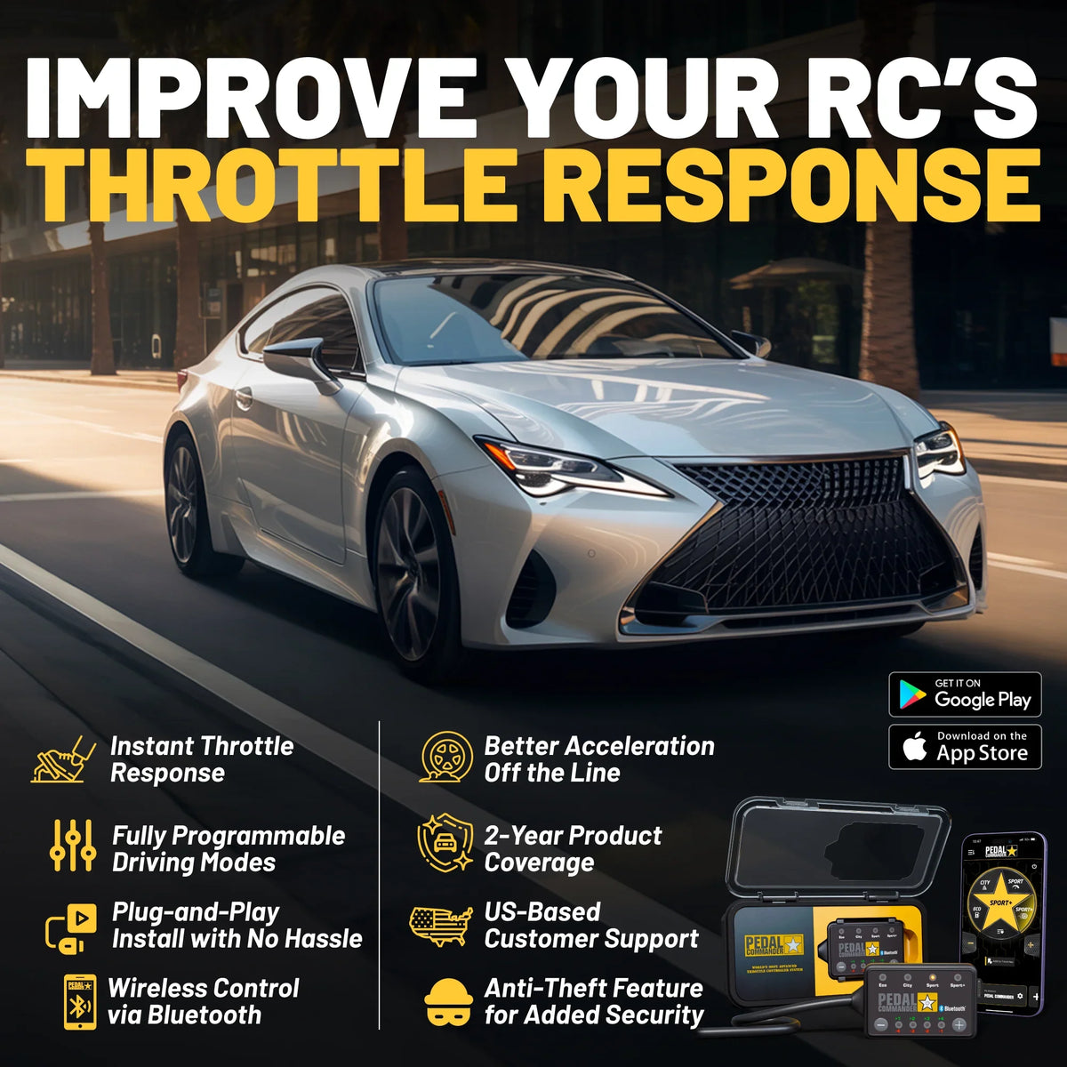 Pedal Commander for Lexus RC