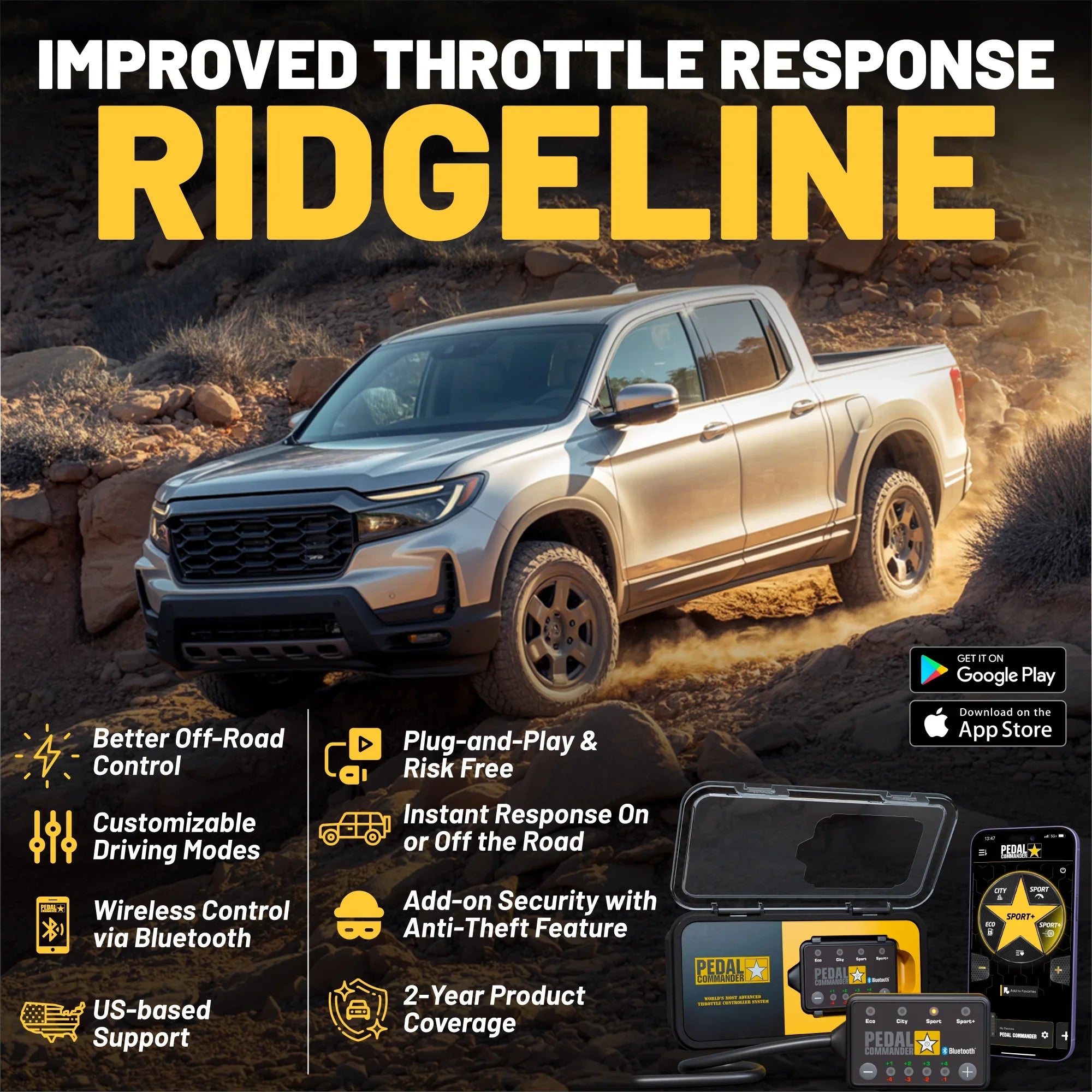 Pedal Commander for Honda Ridgeline