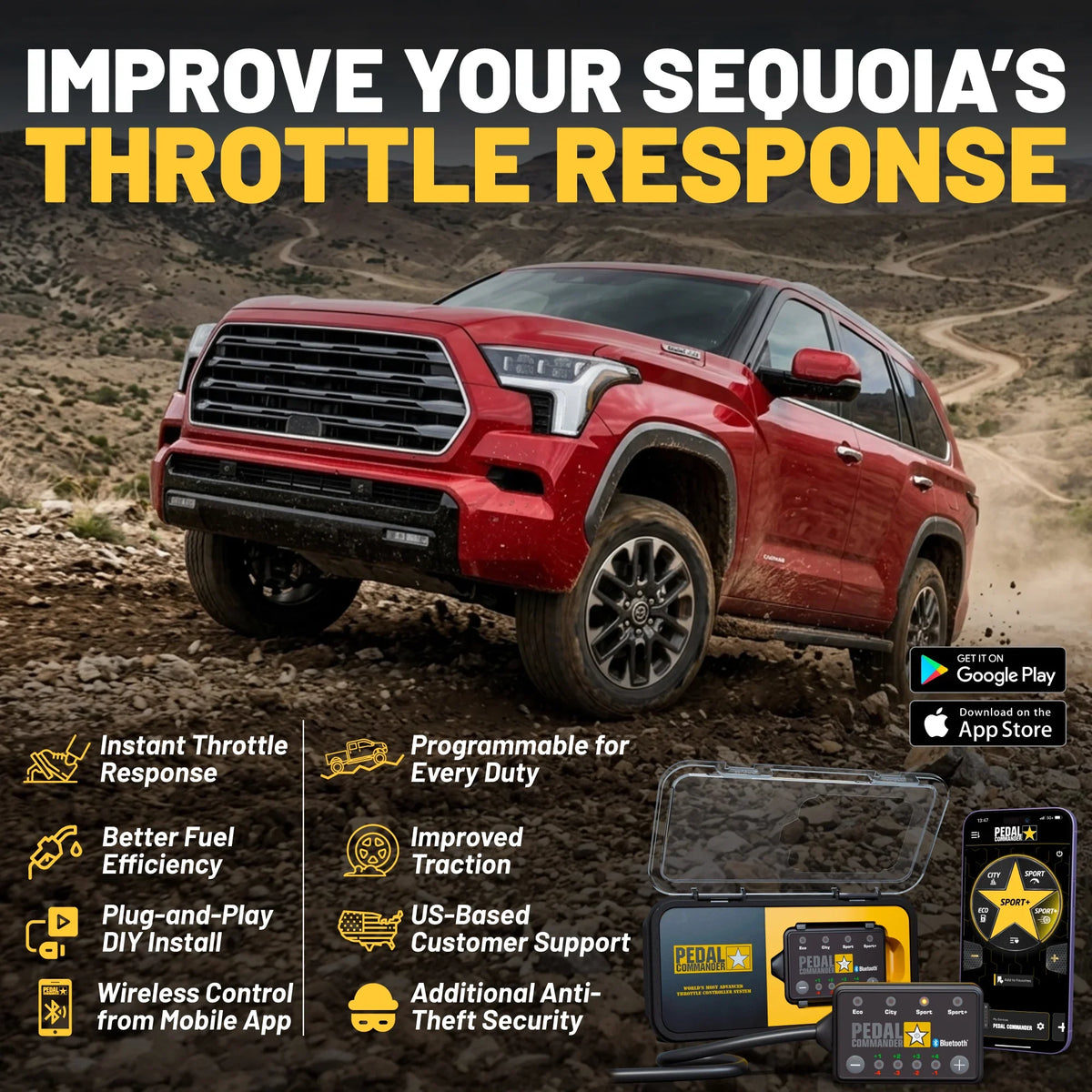 Pedal Commander for Toyota Sequoia