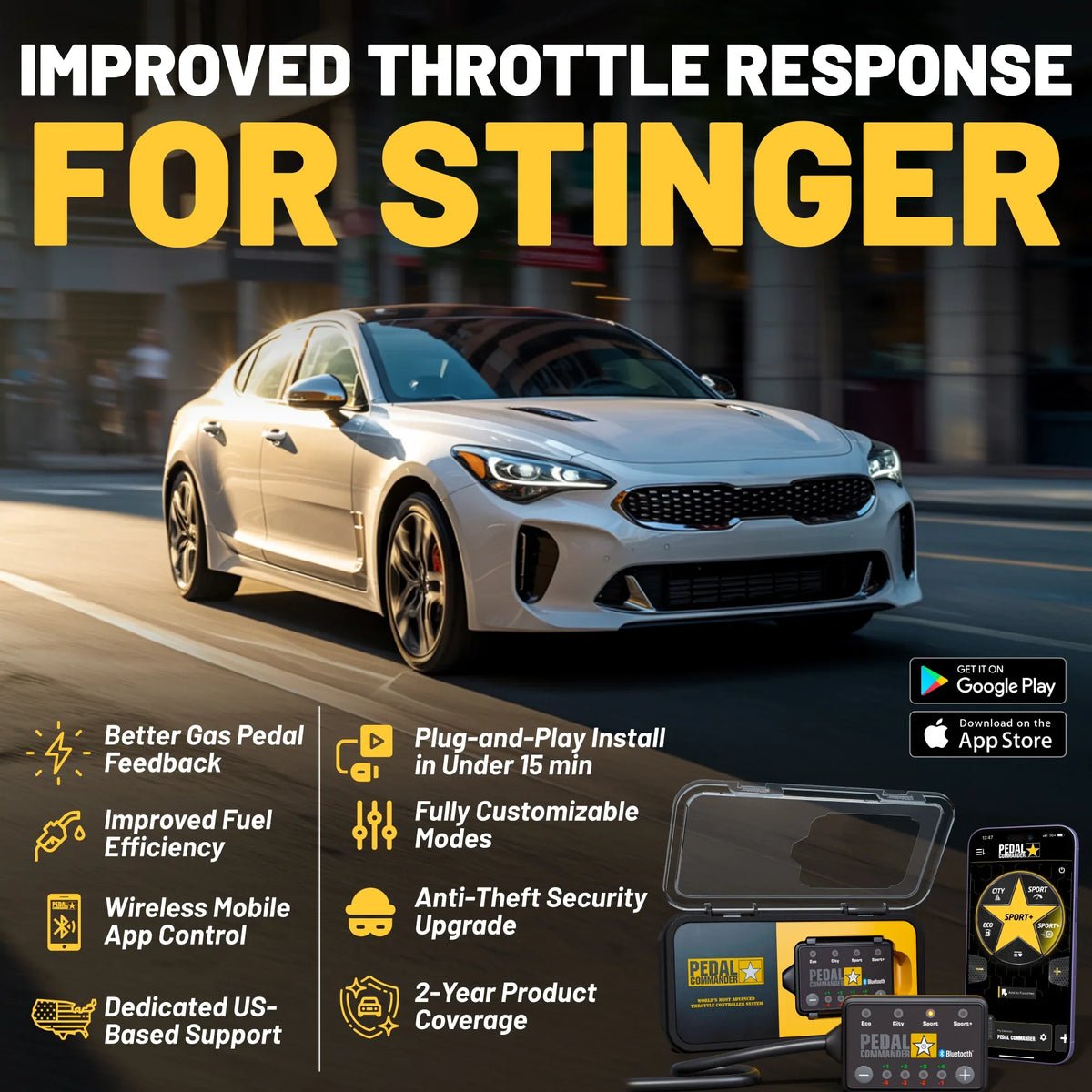 Pedal Commander for Kia Stinger