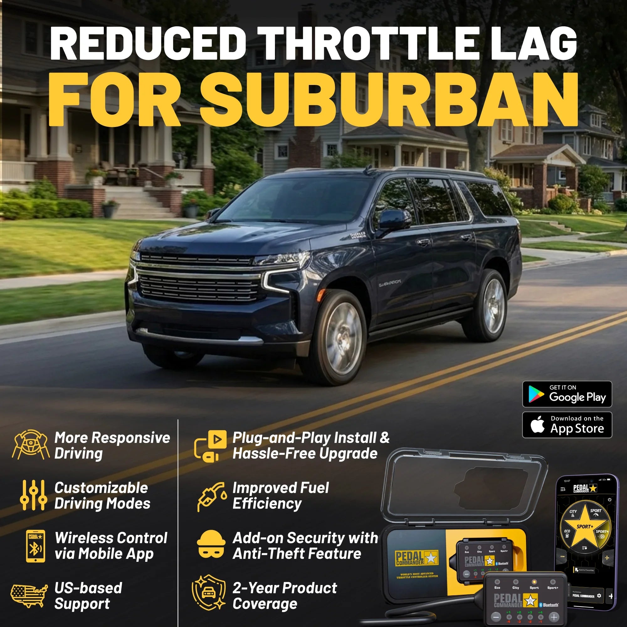 Pedal Commander for Chevrolet Suburban