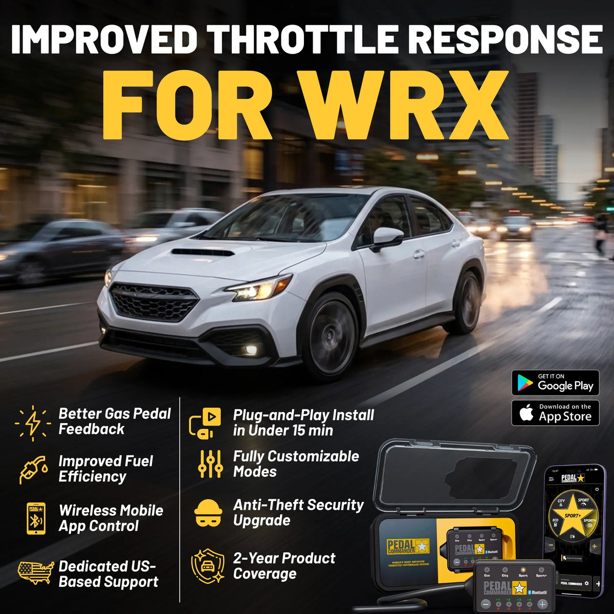 Pedal Commander for Subaru WRX