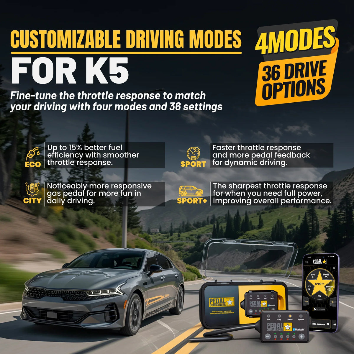 Pedal Commander for Kia K5