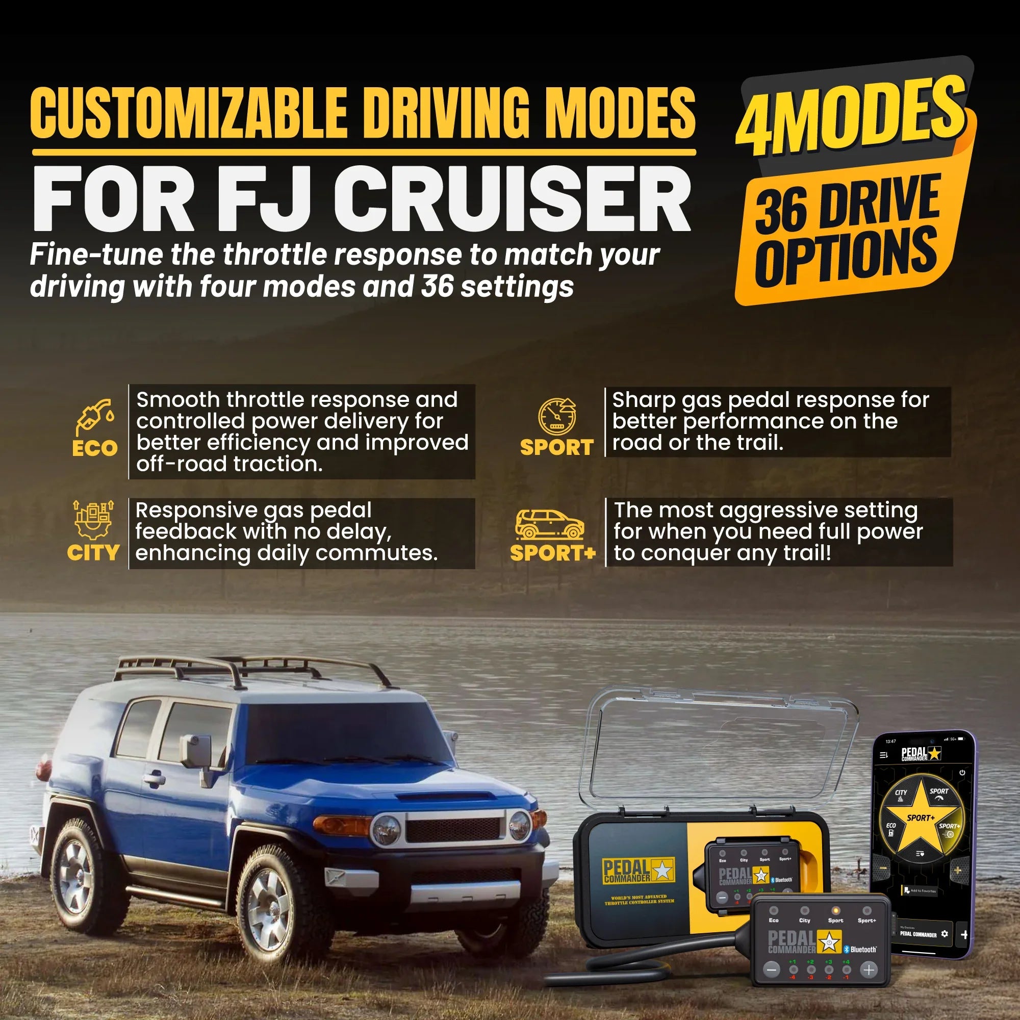Pedal Commander for Toyota FJ Cruiser