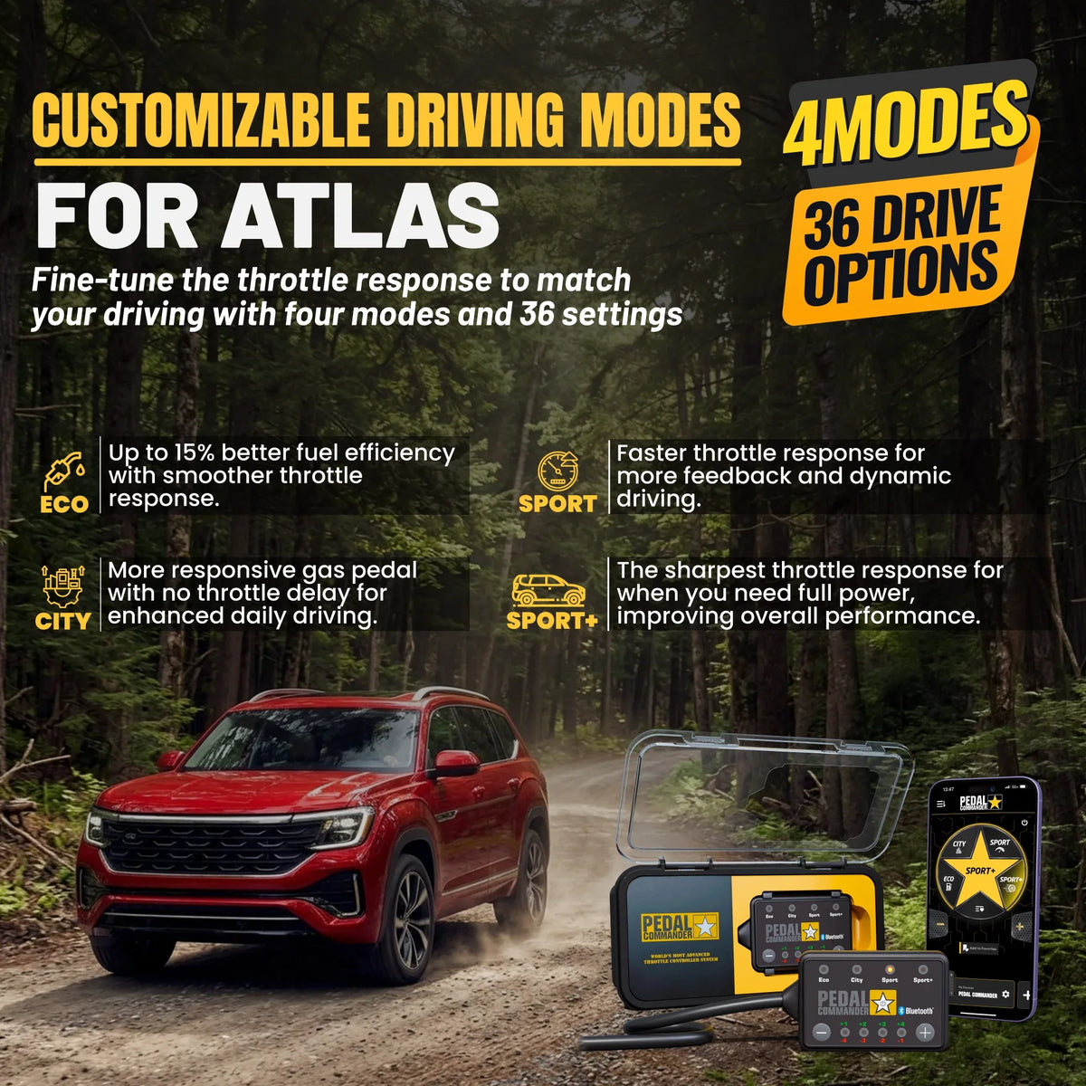 Pedal Commander for Volkswagen Atlas
