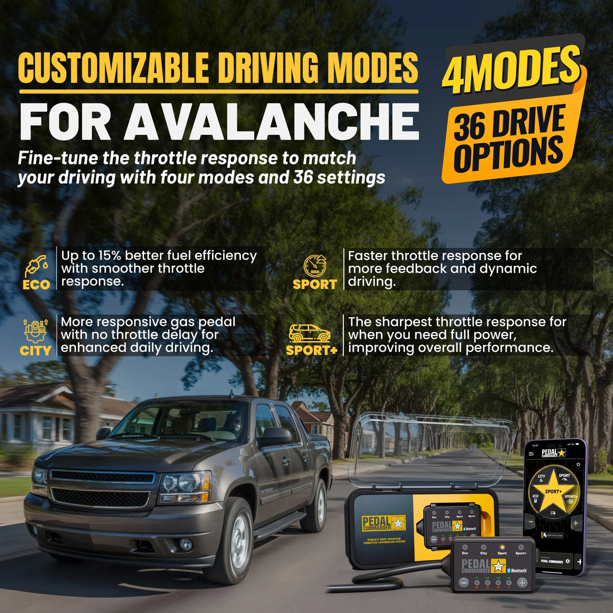 Pedal Commander for Chevrolet Avalanche