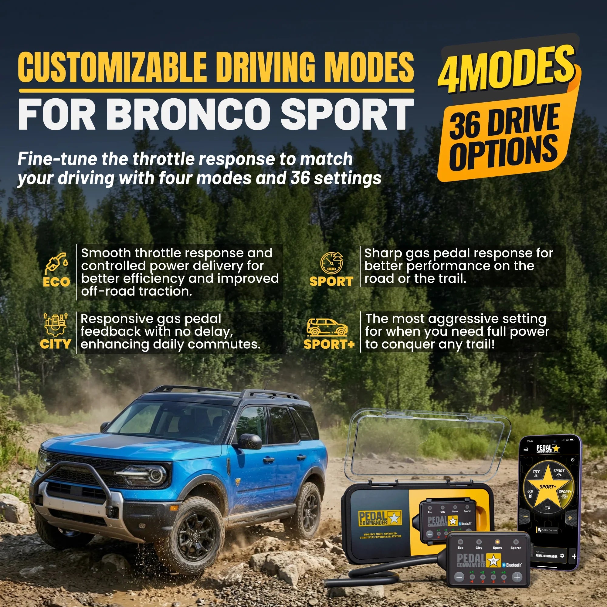 Pedal Commander for Ford Bronco Sport