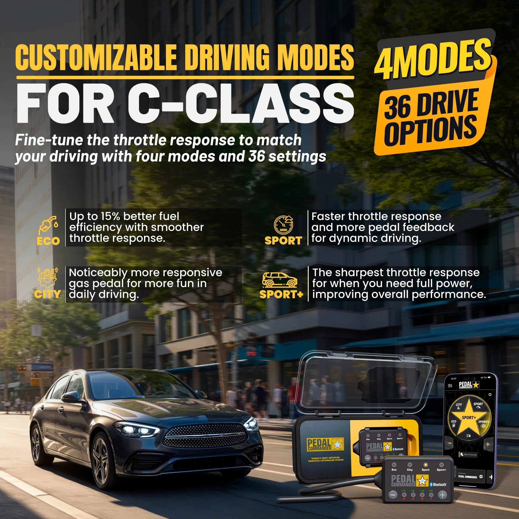 Pedal Commander for Mercedes C Class