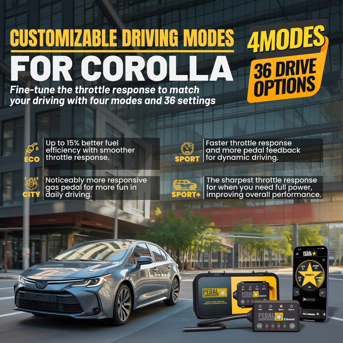 Pedal Commander for Toyota Corolla