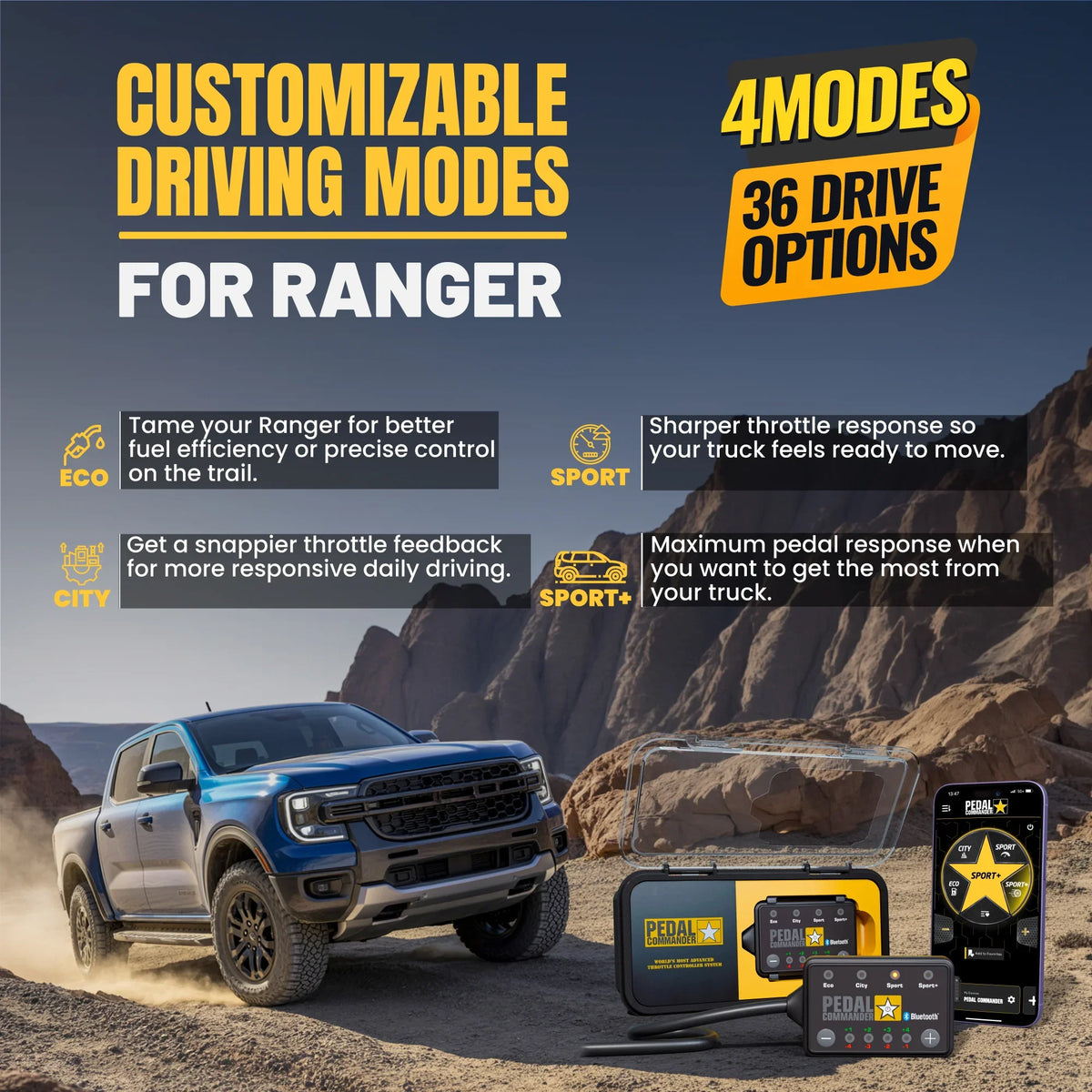Pedal Commander for Ford Ranger