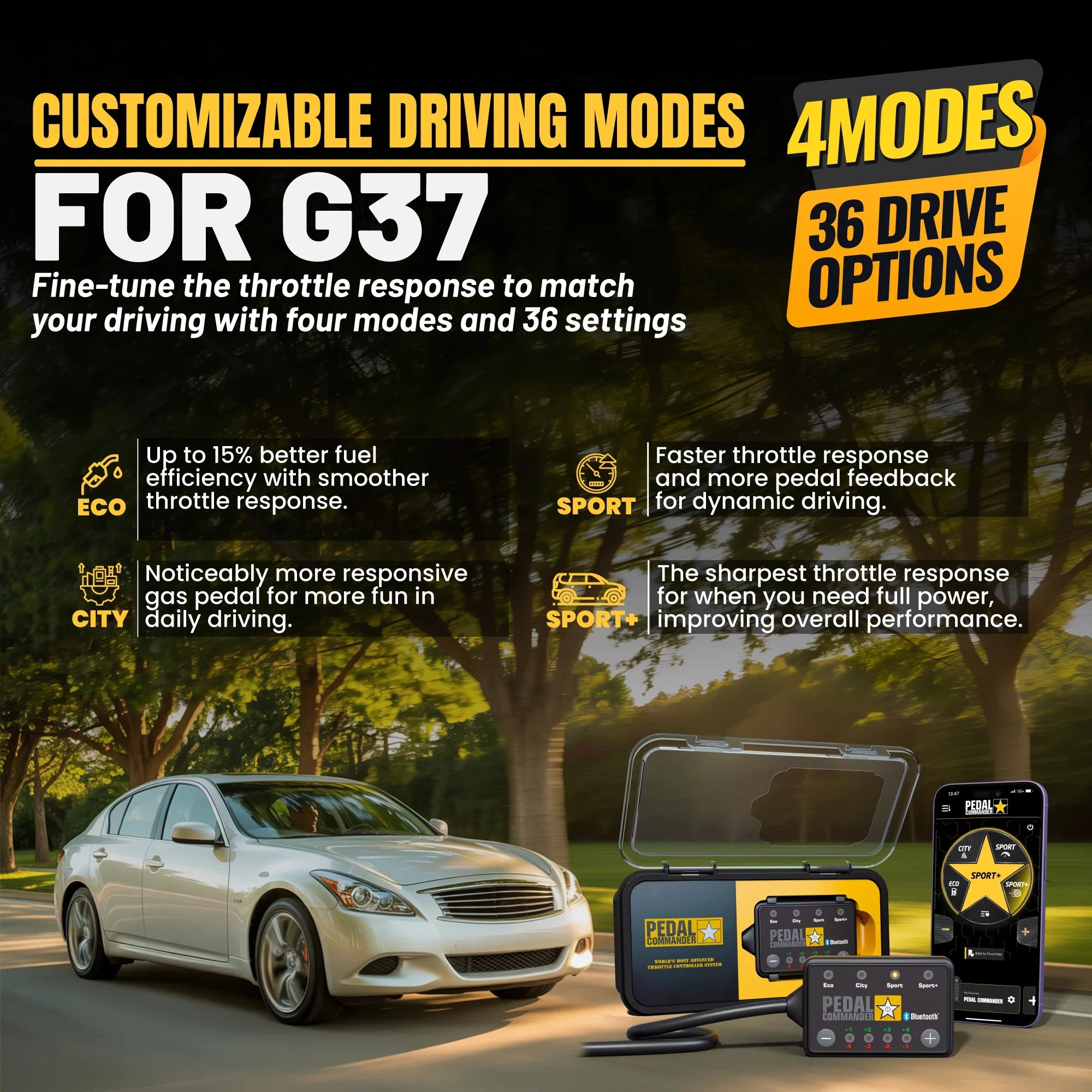 Pedal Commander for Infiniti G37