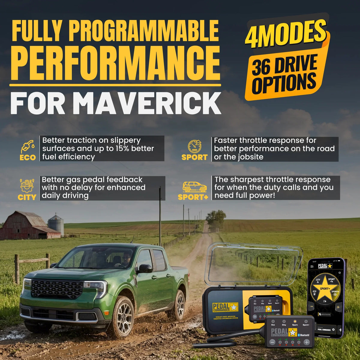 Pedal Commander for Ford Maverick