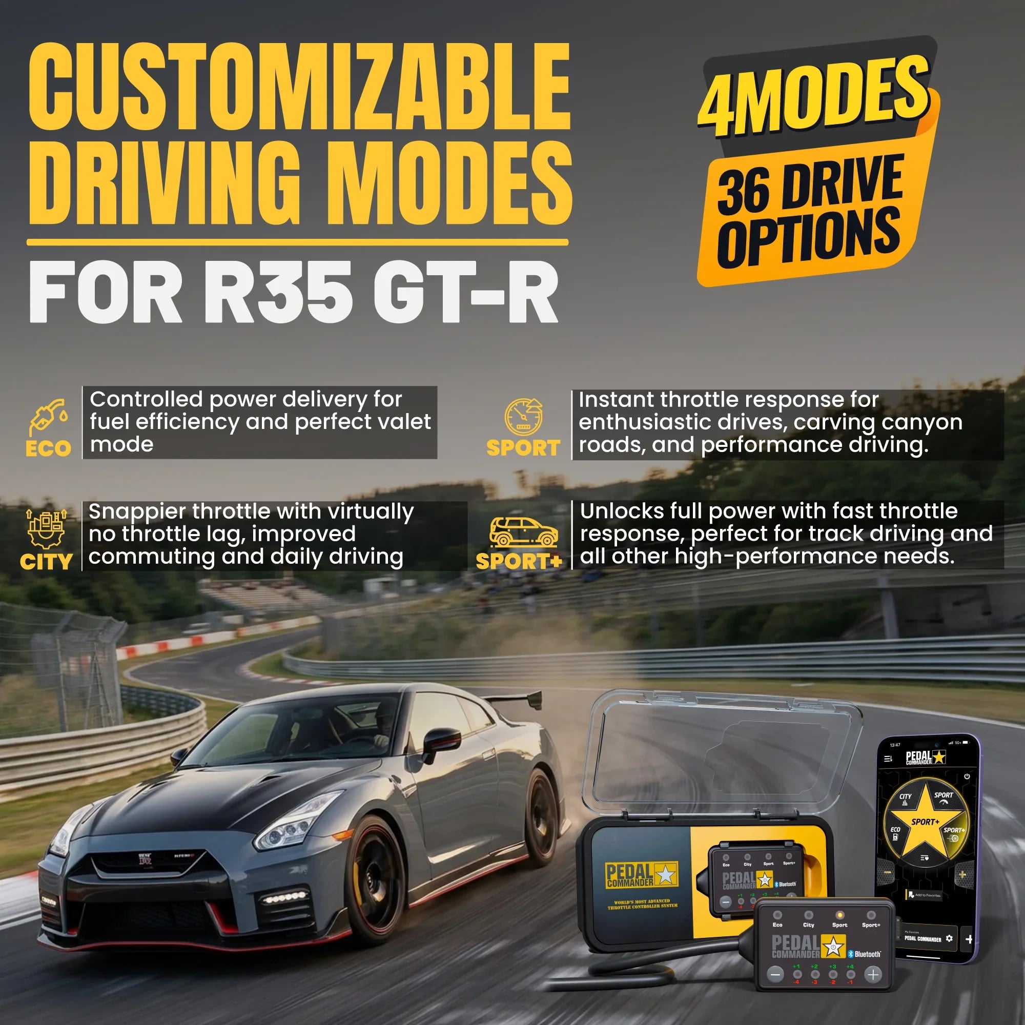 Pedal Commander for Nissan GTR