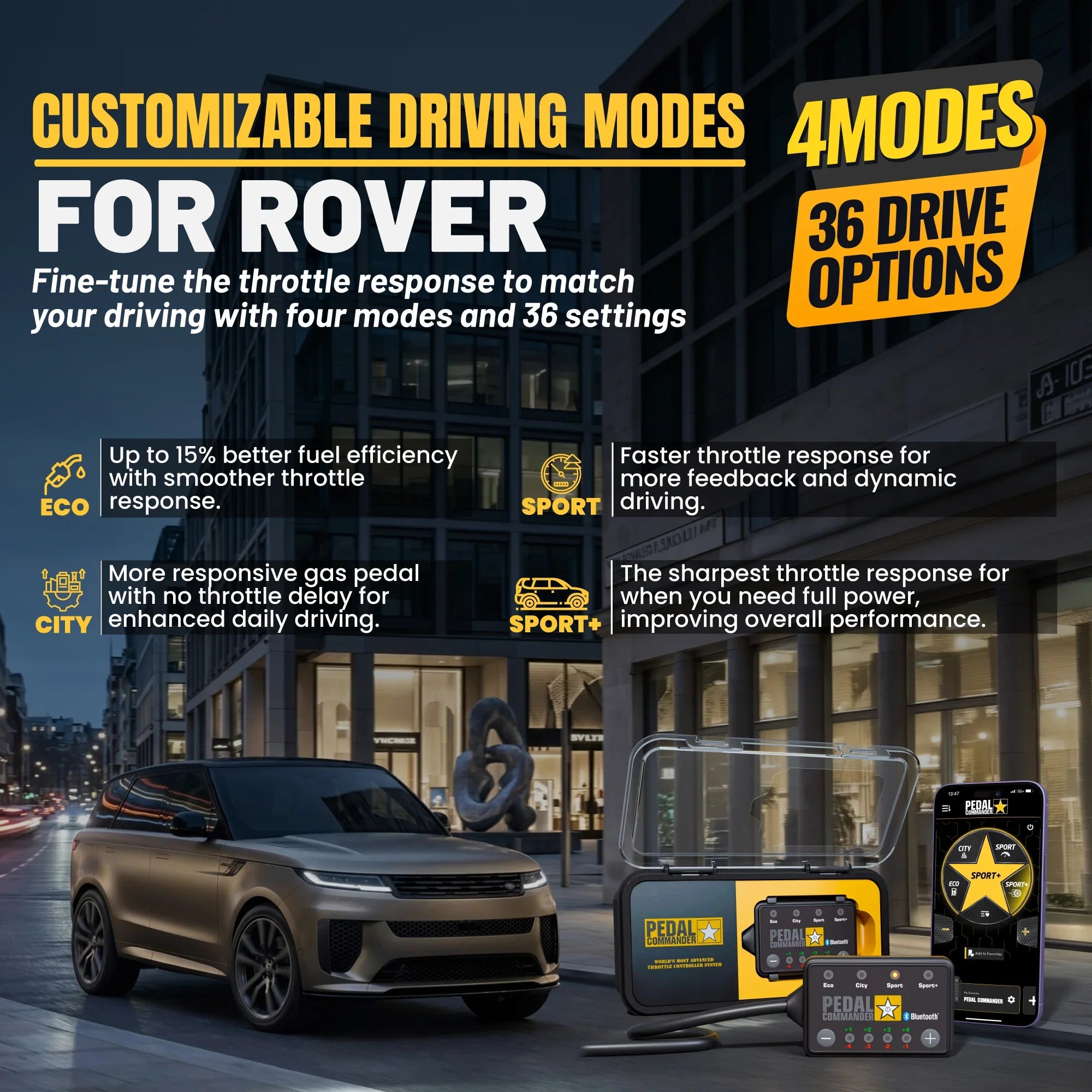Pedal Commander for Land Rover Range Rover