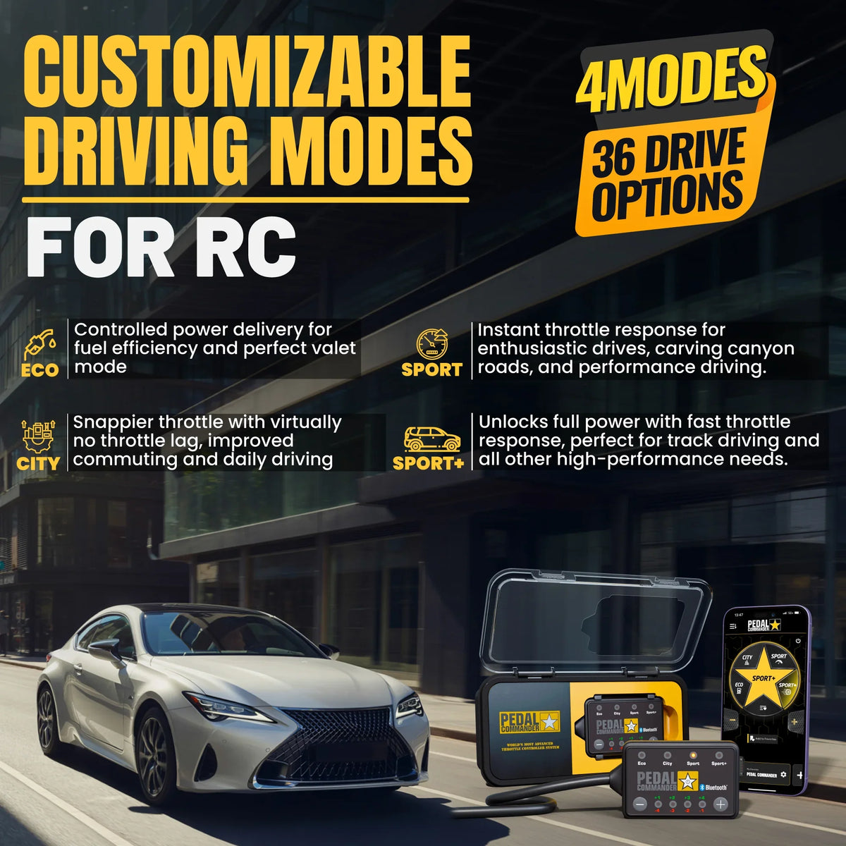 Pedal Commander for Lexus RC