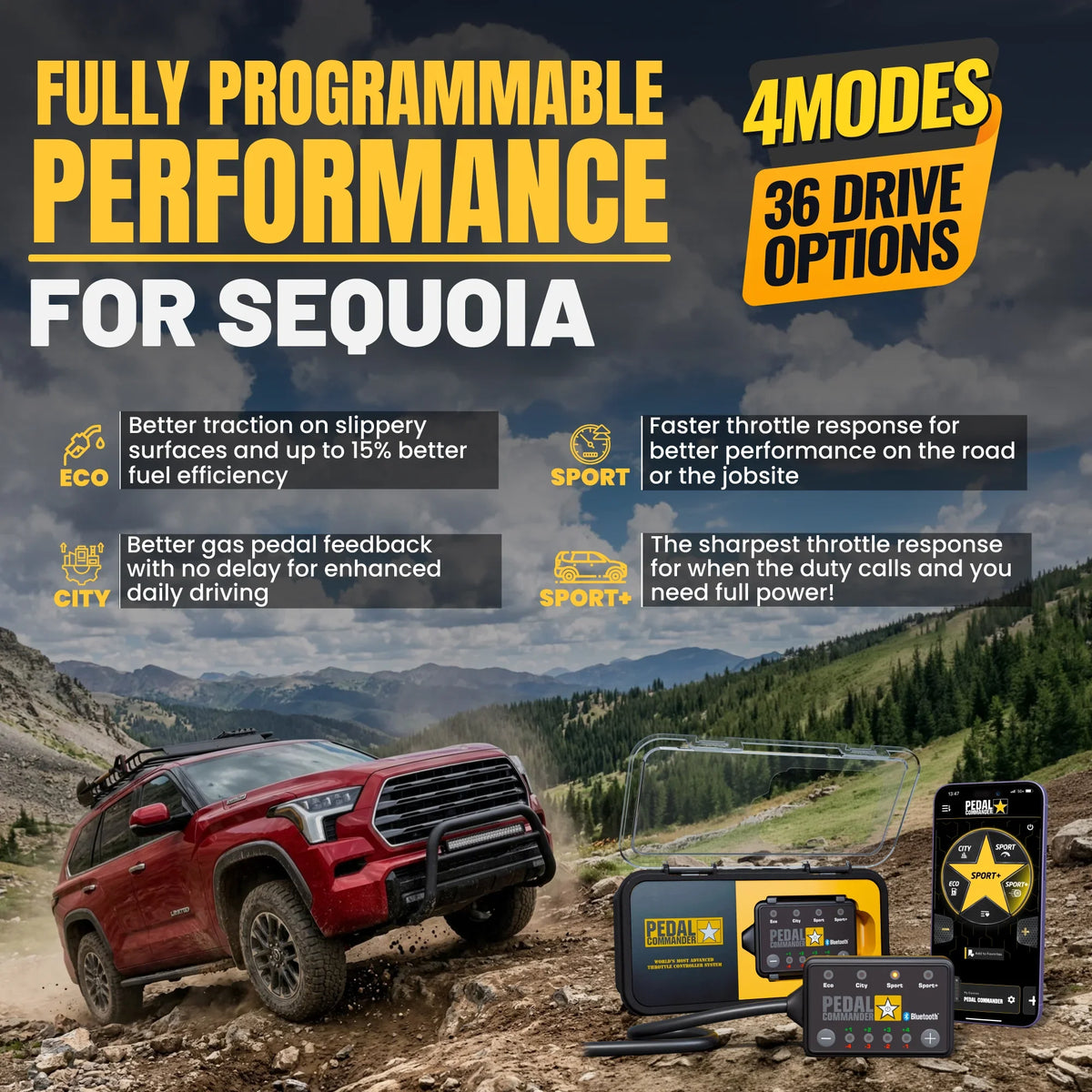 Pedal Commander for Toyota Sequoia