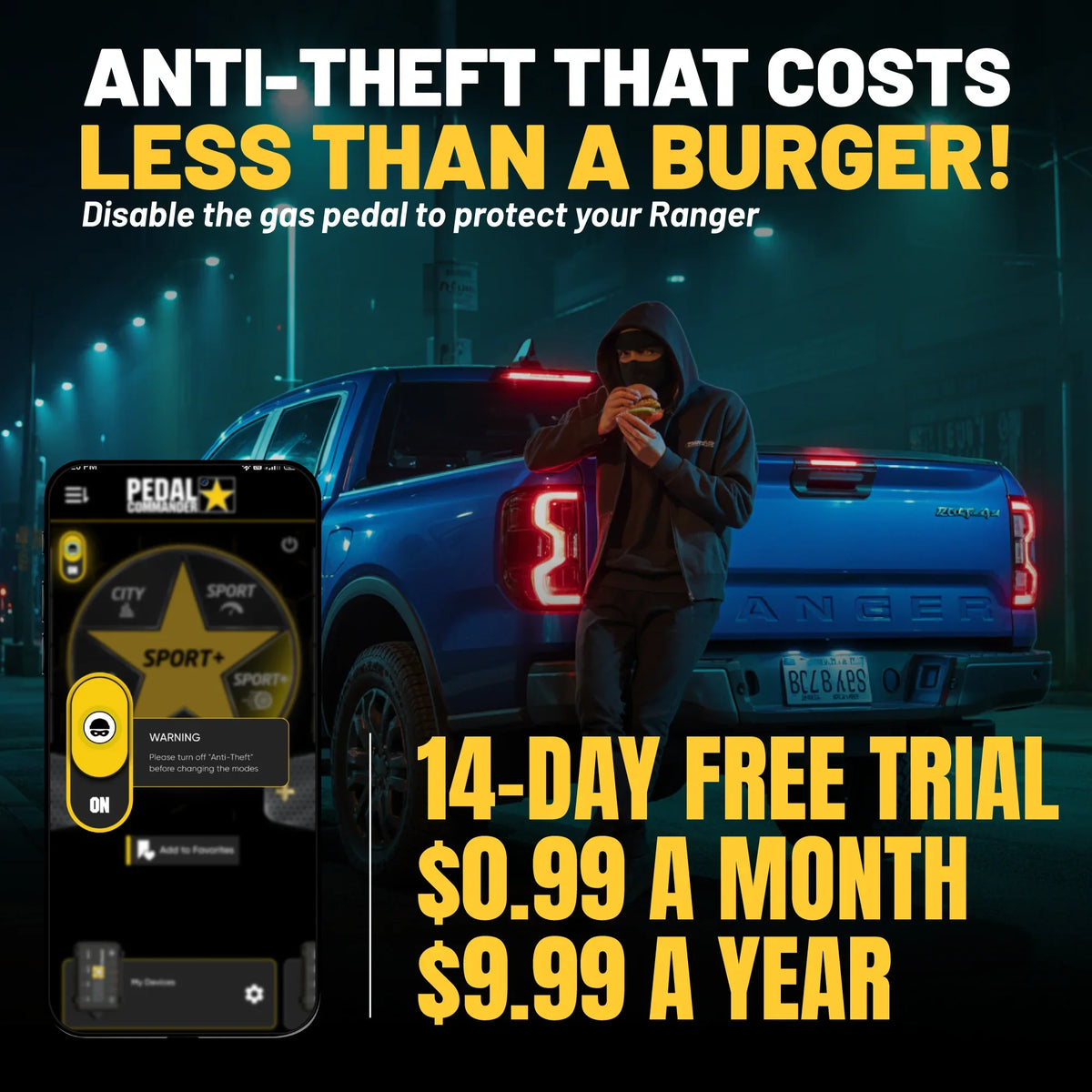 Pedal Commander for Ford Ranger