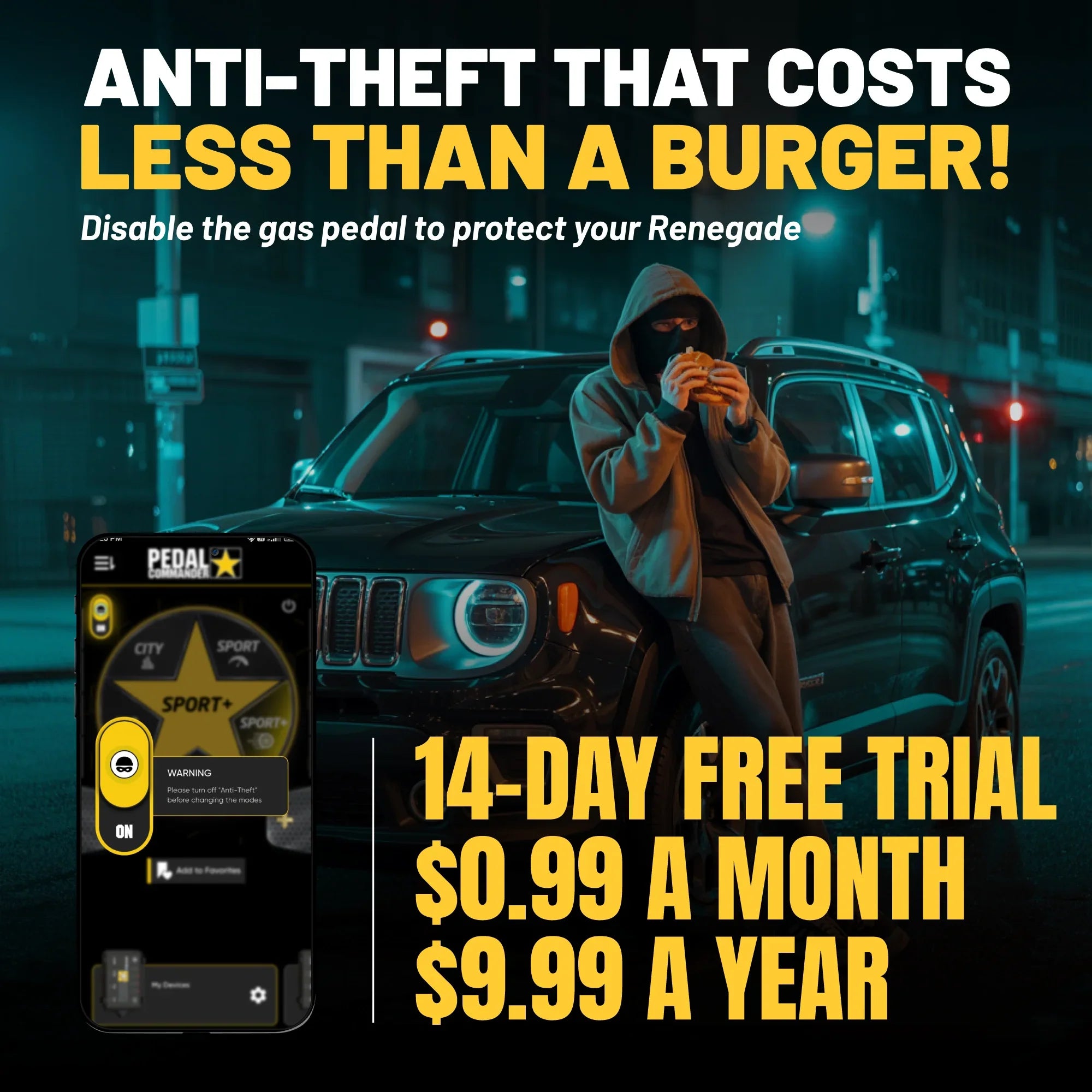 Pedal Commander for Jeep Renegade