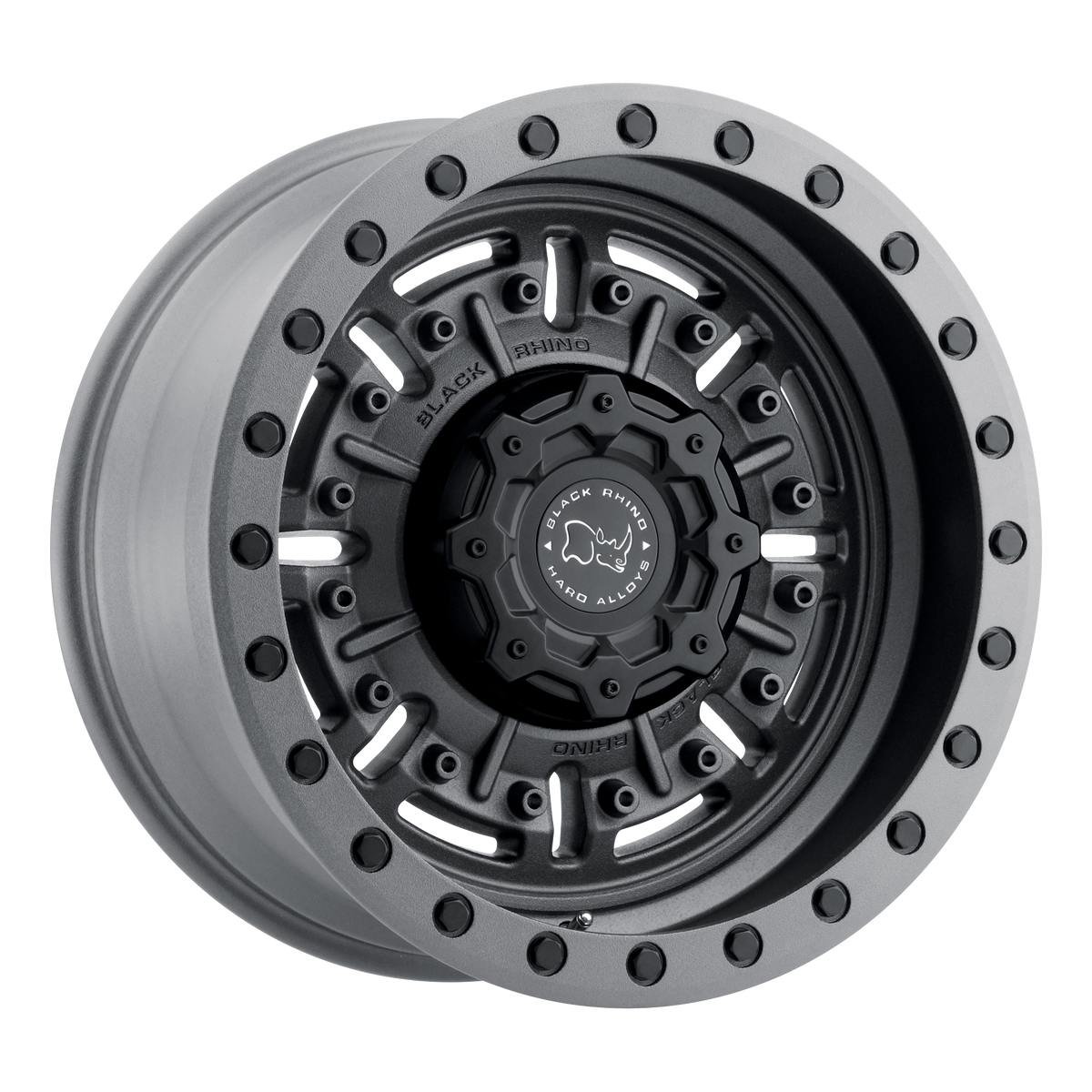 Black Rhino ABRAMS Textured Matte Gunmetal 6x139.7 Wheels - product view 1