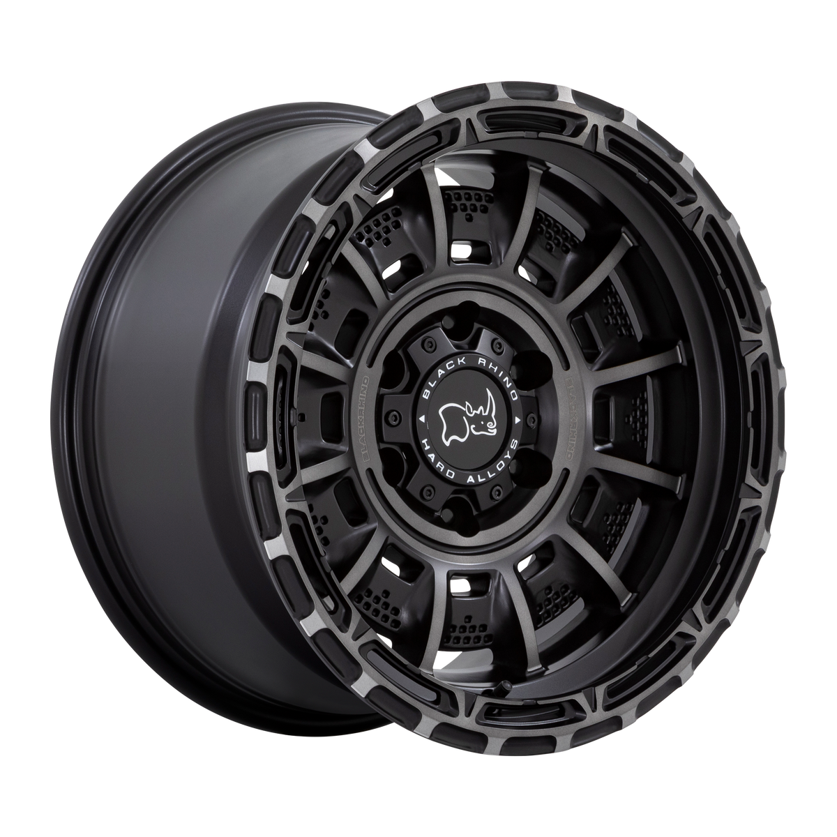 Black Rhino LEGION Matte Black Gray Tint 6x139.7 Wheels - product view 1