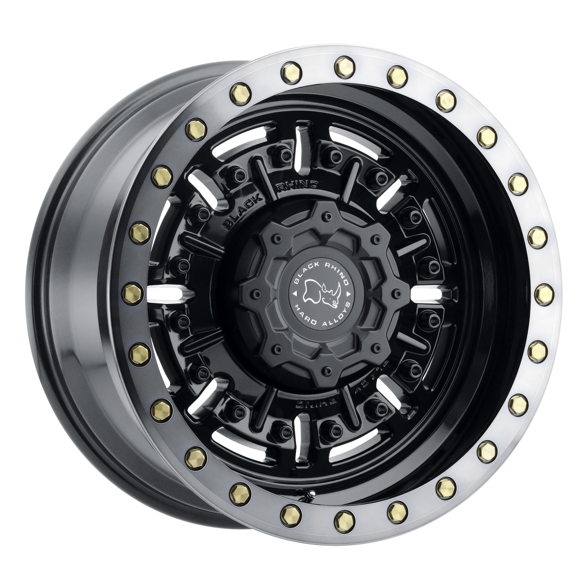 Black Rhino ABRAMS Gloss Gun Black Mach Dark Tint 6x139.7 Wheels - product view 1