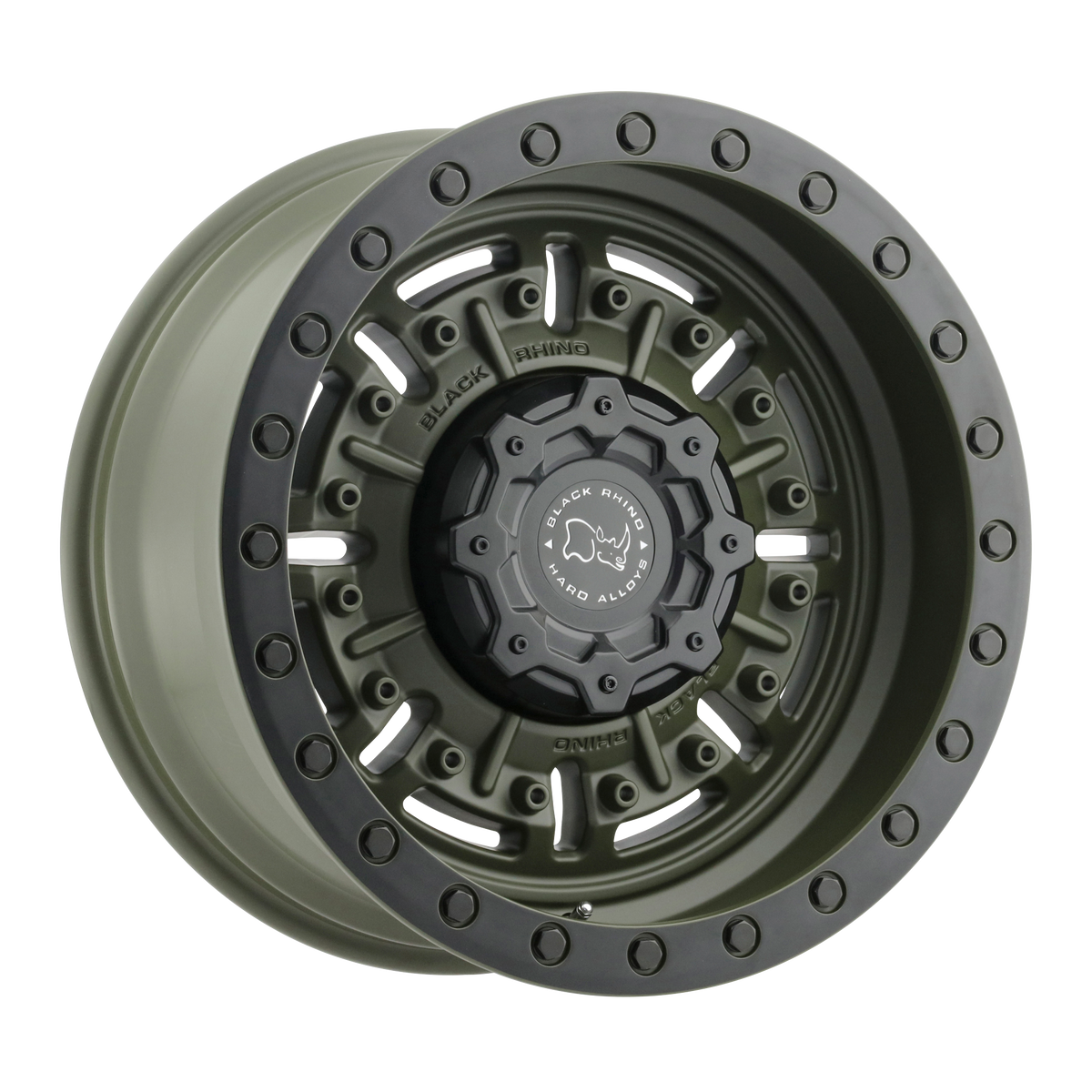 Black Rhino ABRAMS Olive Drab Green 6x139.7 Wheels - product view 1