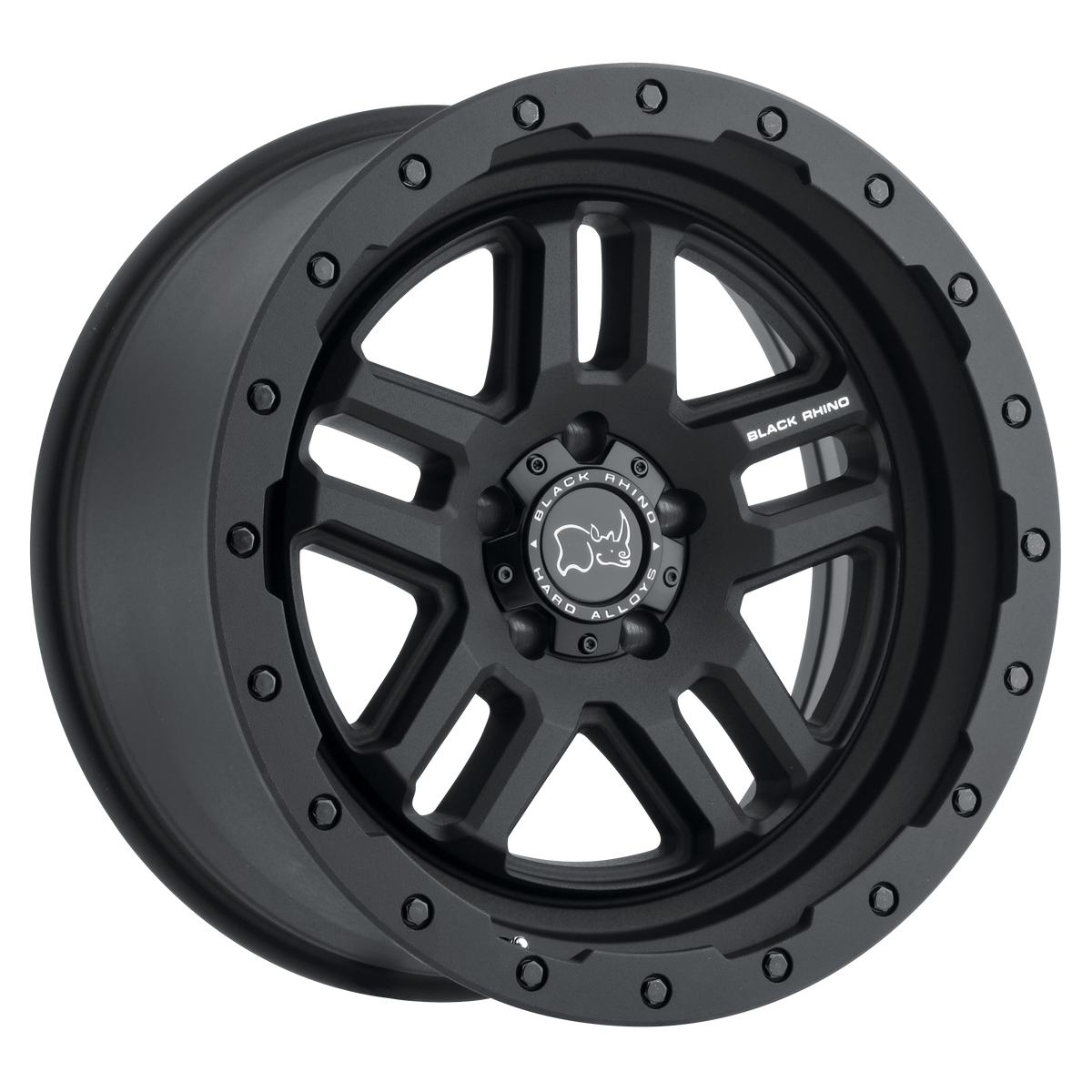 Black Rhino BARSTOW Textured Matte Black 6x139.7 Wheels - product view 1