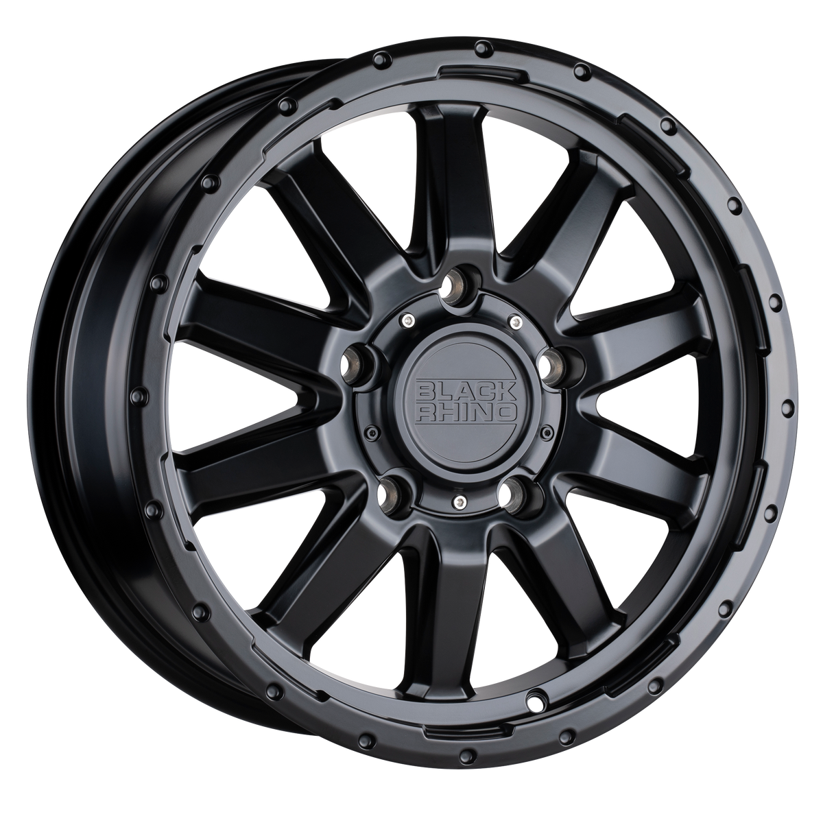 Black Rhino EXCURSION Matte Black 6x139.7 Wheels - product view 1