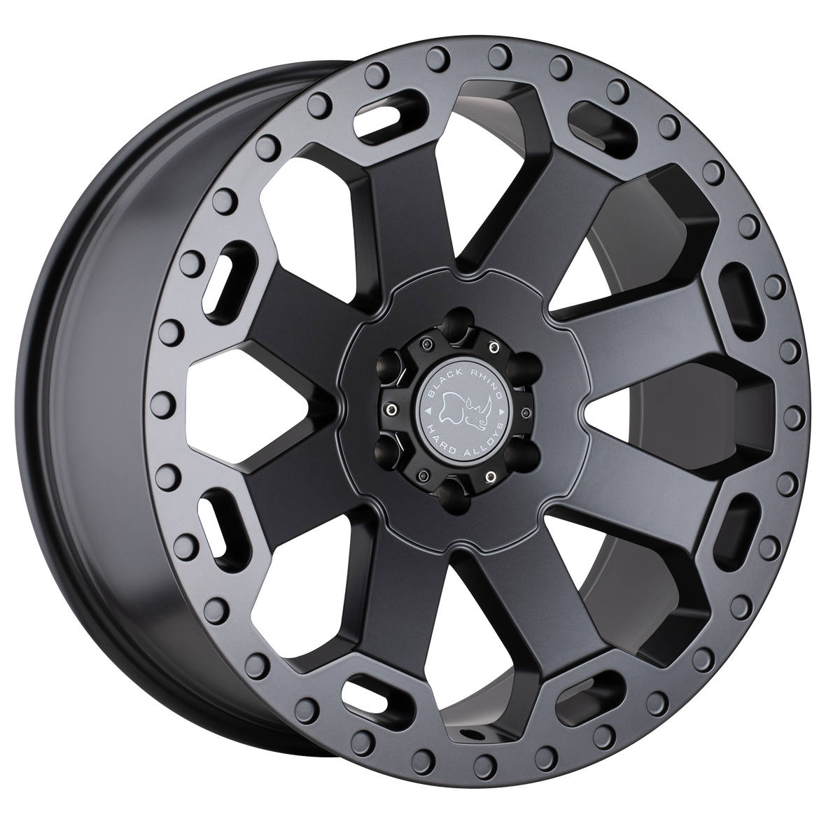 Black Rhino WARLORD Matte Gunmetal 6x139.7 Wheels - product view 1
