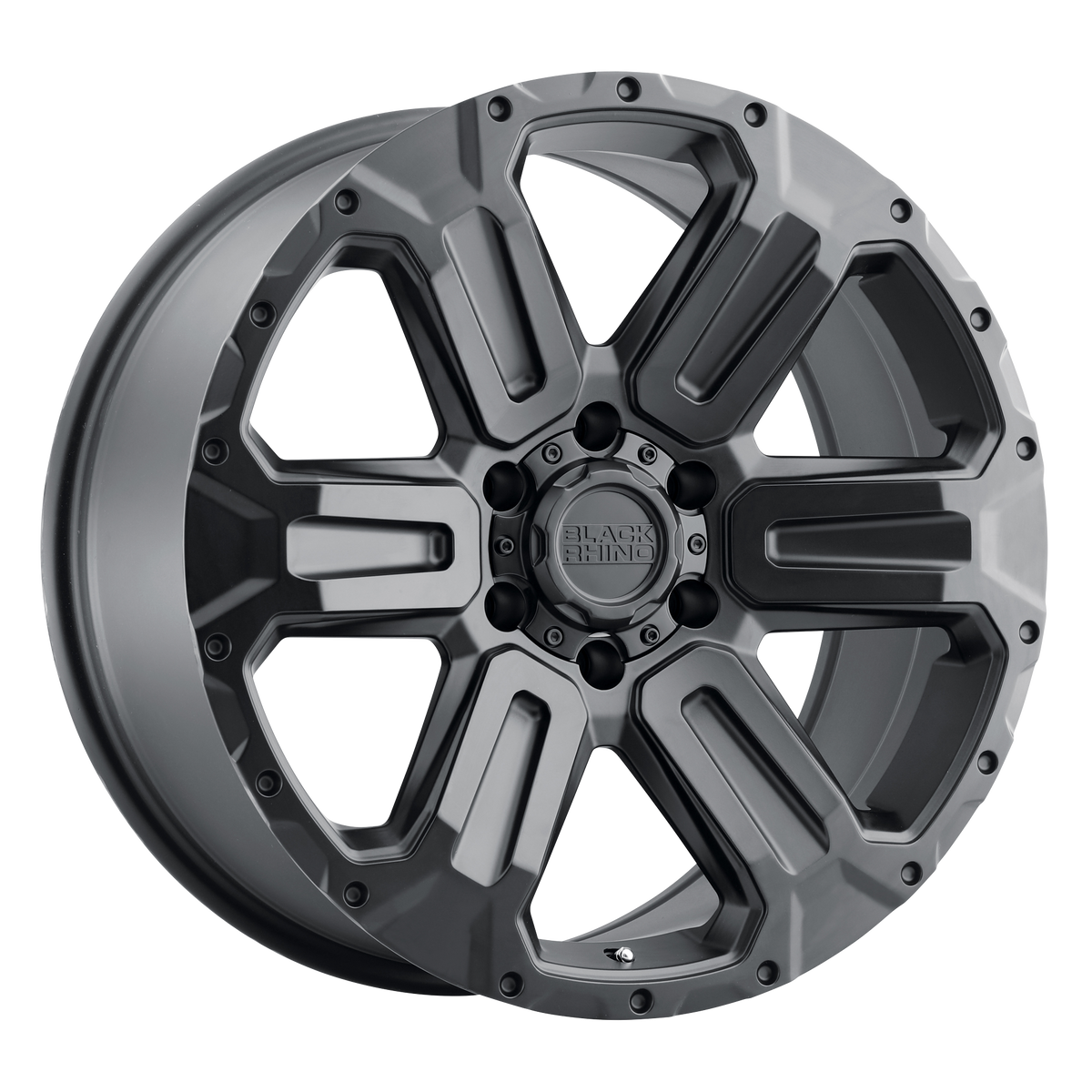 Black Rhino WANAKA Matte Black 6x139.7 Wheels - product view 1