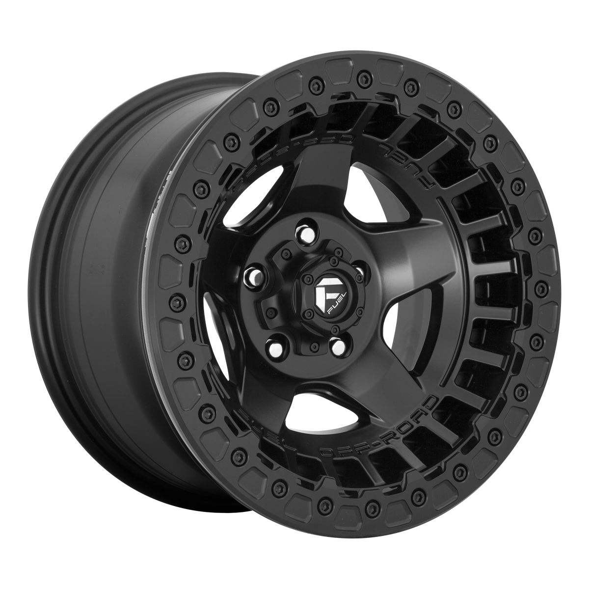 Fuel WARP BEADLOCK Matte Black 6x139.7 Wheels - product view 4