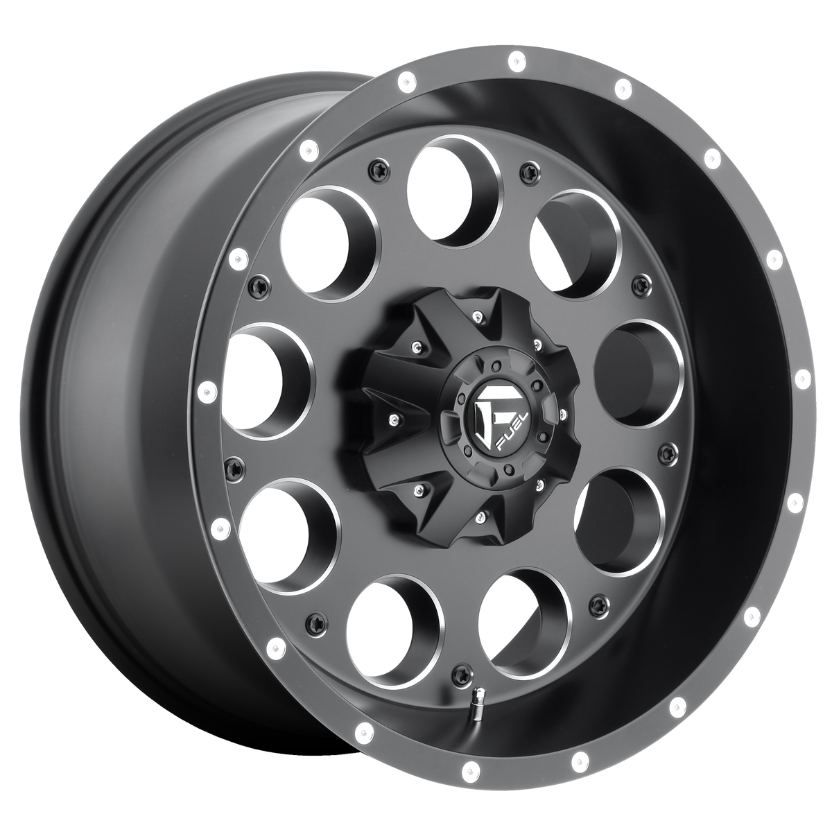 Fuel REVOLVER Matte Black Milled 6x139.7 Wheels - product view 2