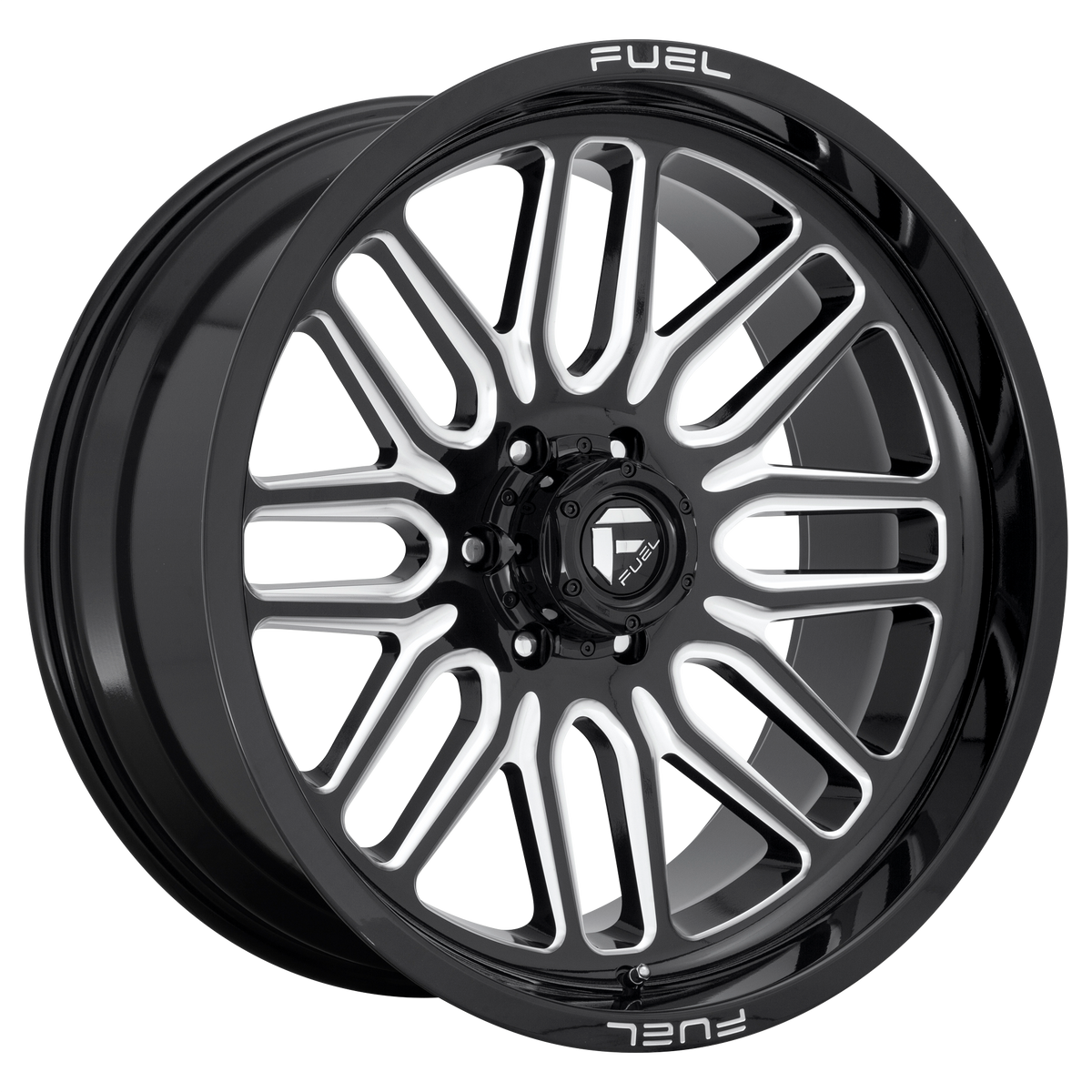 Fuel IGNITE Gloss Black Milled 6x139.7 Wheels - product view 4