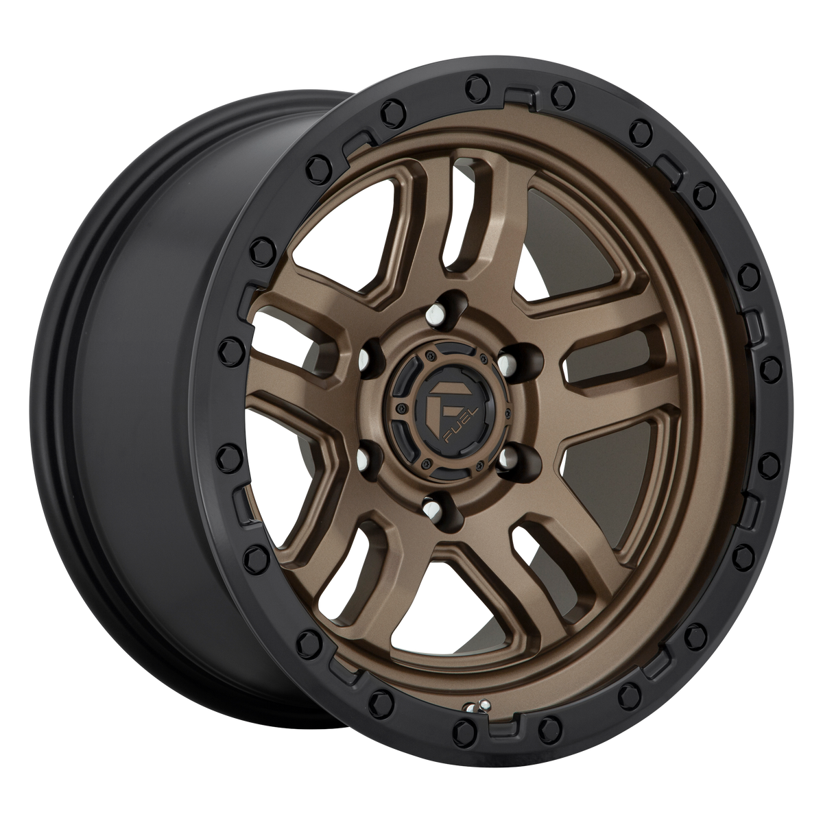 Fuel Ammo Wheel Bronze W/ Black Beadlock Ring